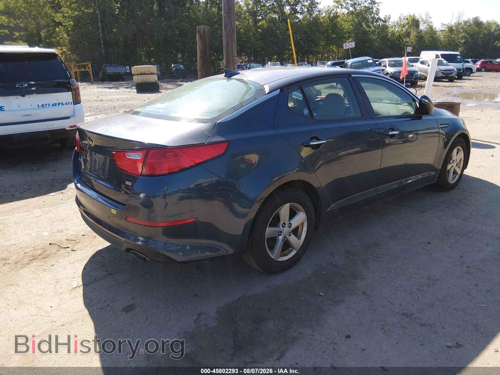 2015 KIA OPTIMA - VIN: 5XXGM4A76FG490862 - Фото 4