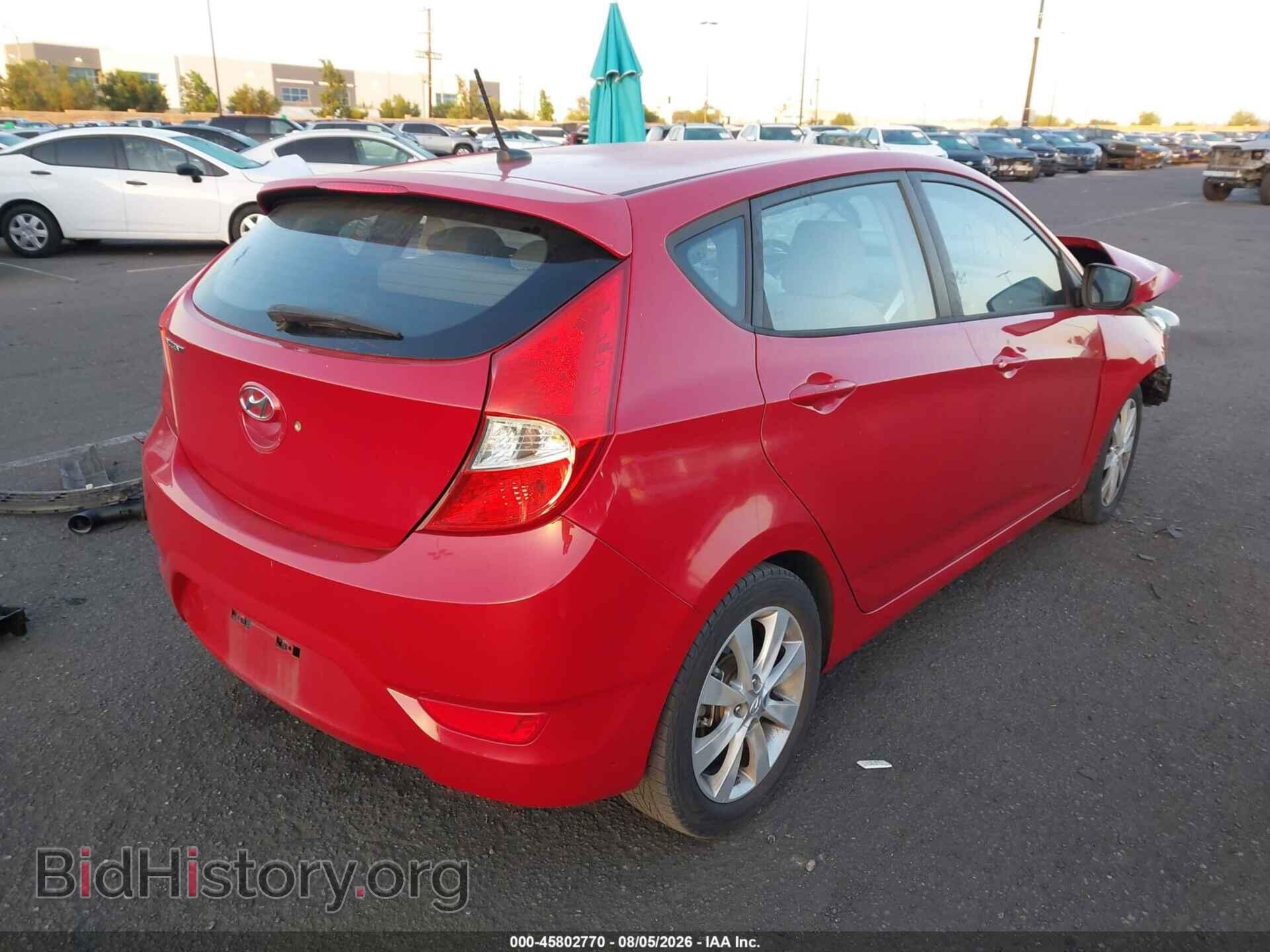 2012 HYUNDAI ACCENT - VIN: KMHCU5AE8CU052784 - Photo 4