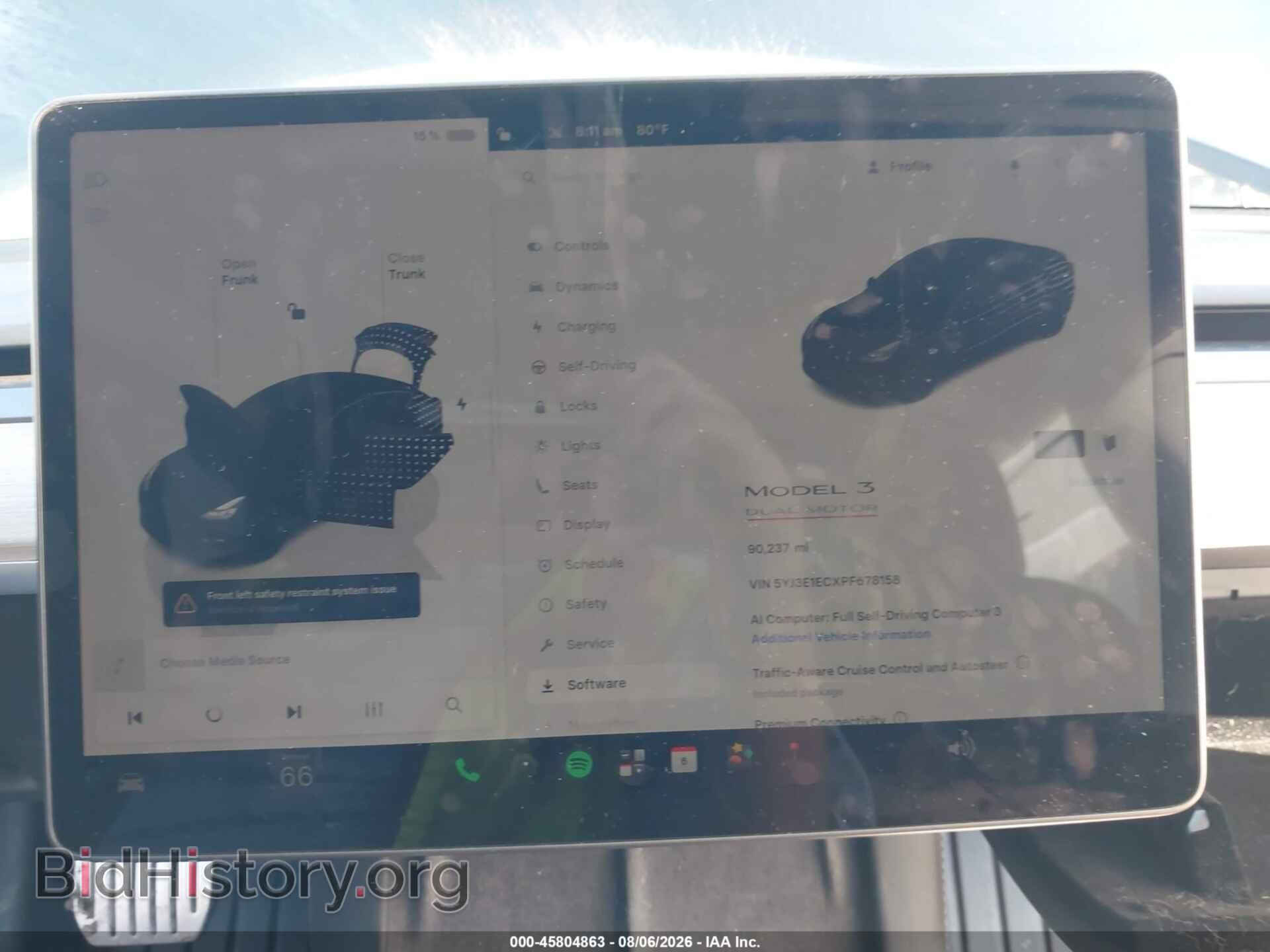 2023 TESLA MODEL 3 - VIN: 5YJ3E1ECXPF678158 - Фото 7