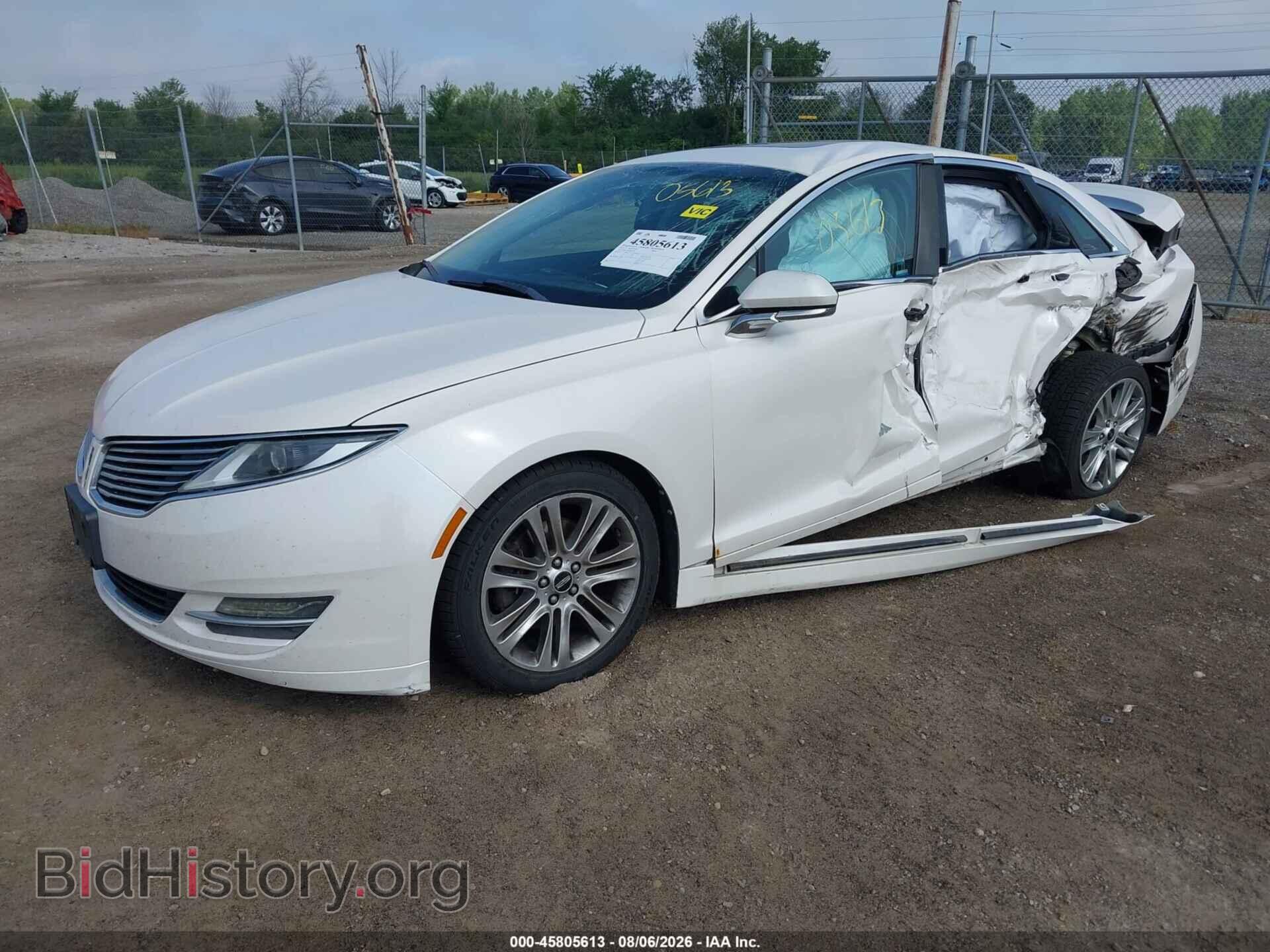 2013 LINCOLN MKZ - VIN: 3LN6L2J98DR804784 - Фото 2
