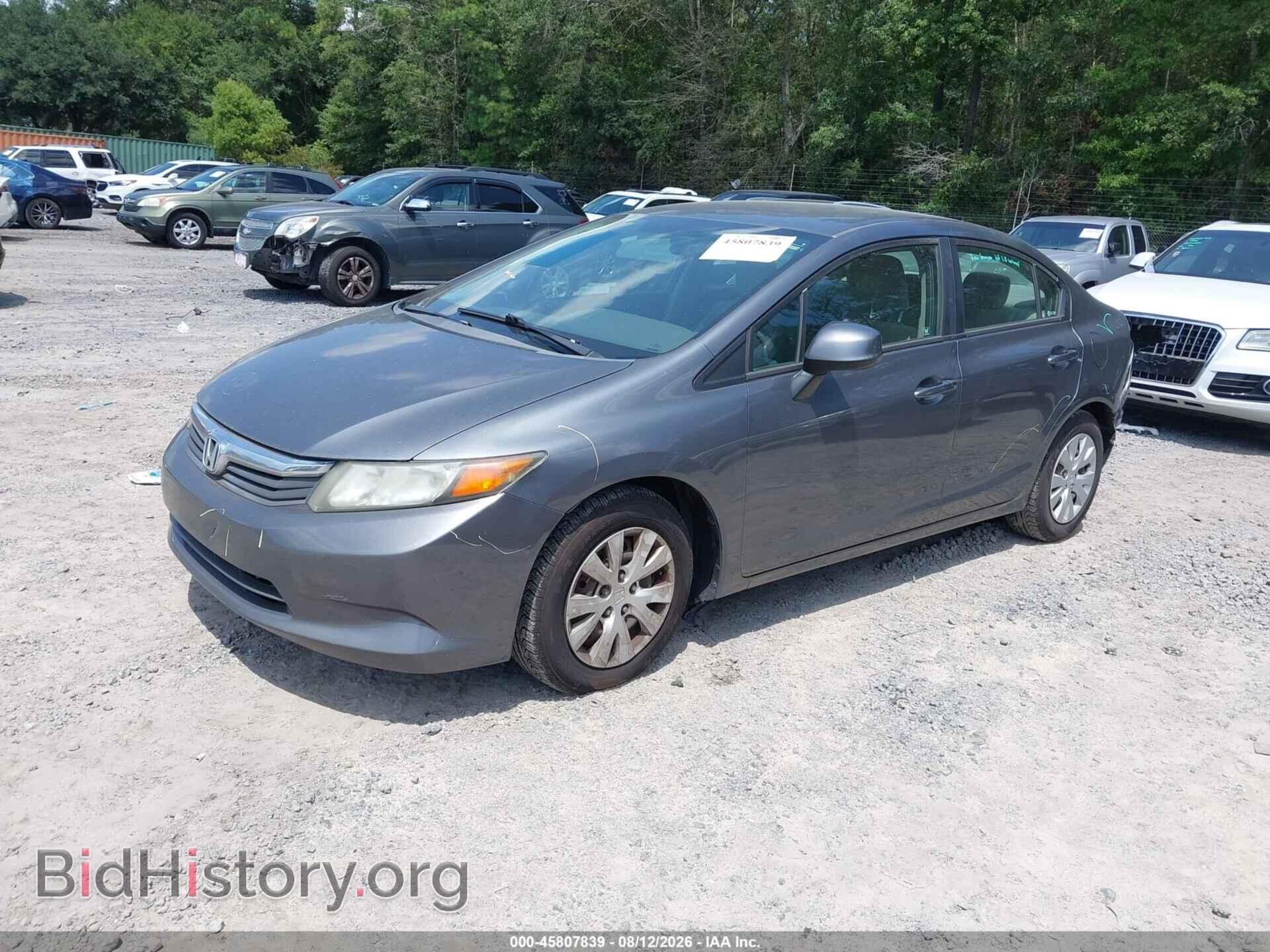 2012 HONDA CIVIC - VIN: 19XFB2F52CE091710 - Фото 2