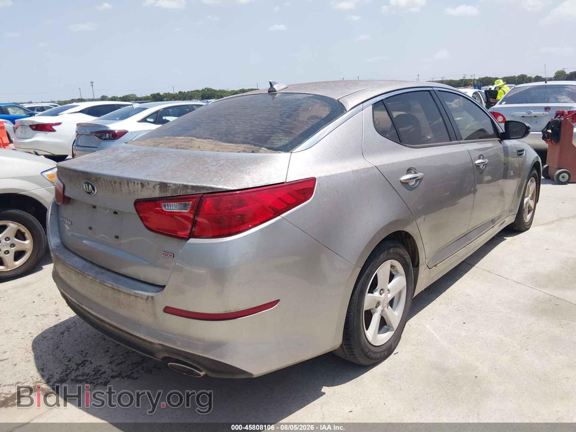 2015 KIA OPTIMA - VIN: KNAGM4A79F5584574 - Фото 4