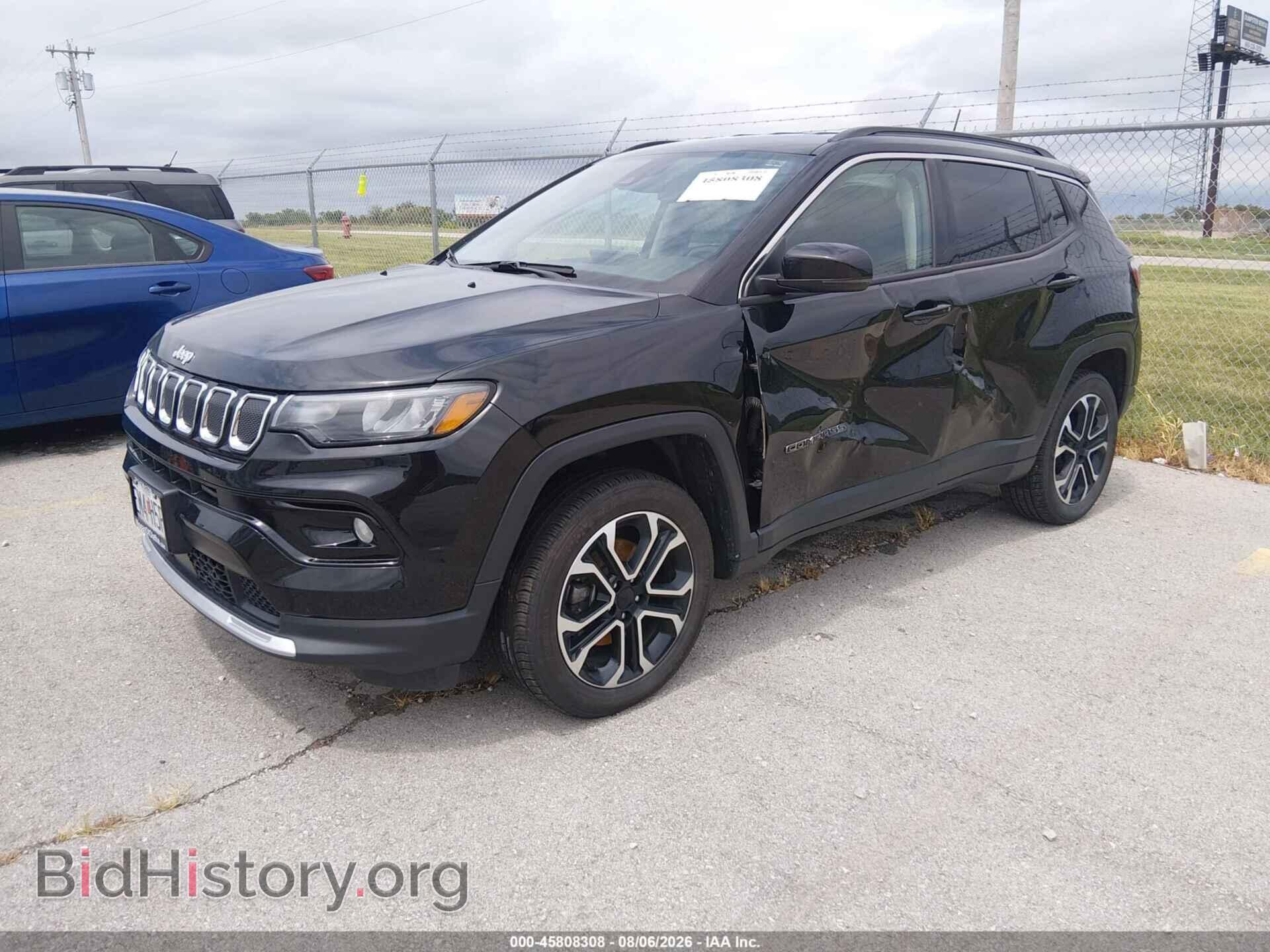2022 JEEP COMPASS - VIN: 3C4NJDCB8NT233898 - Фото 2
