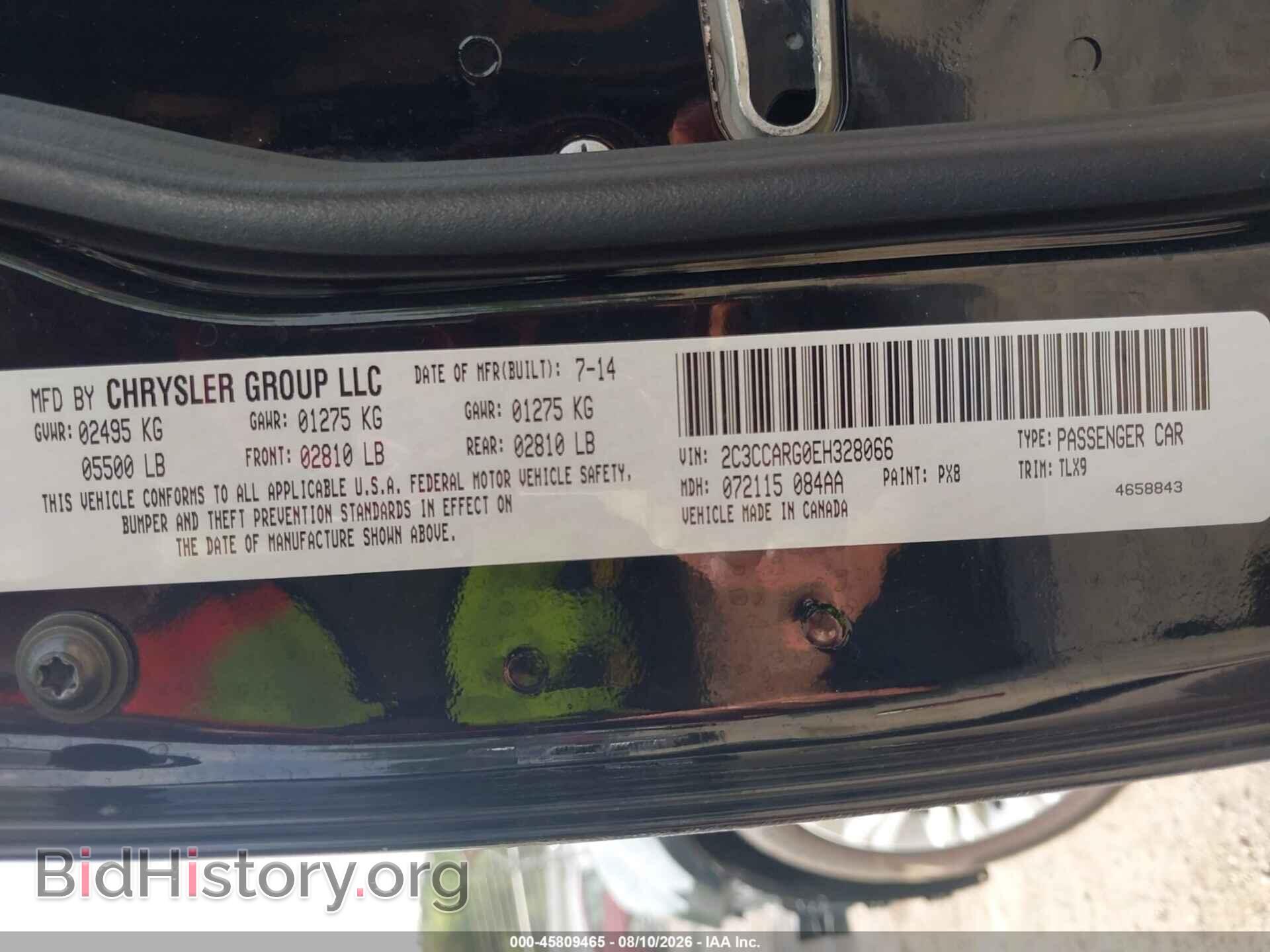 2014 CHRYSLER 300 - VIN: 2C3CCARG0EH328066 - Photo 9