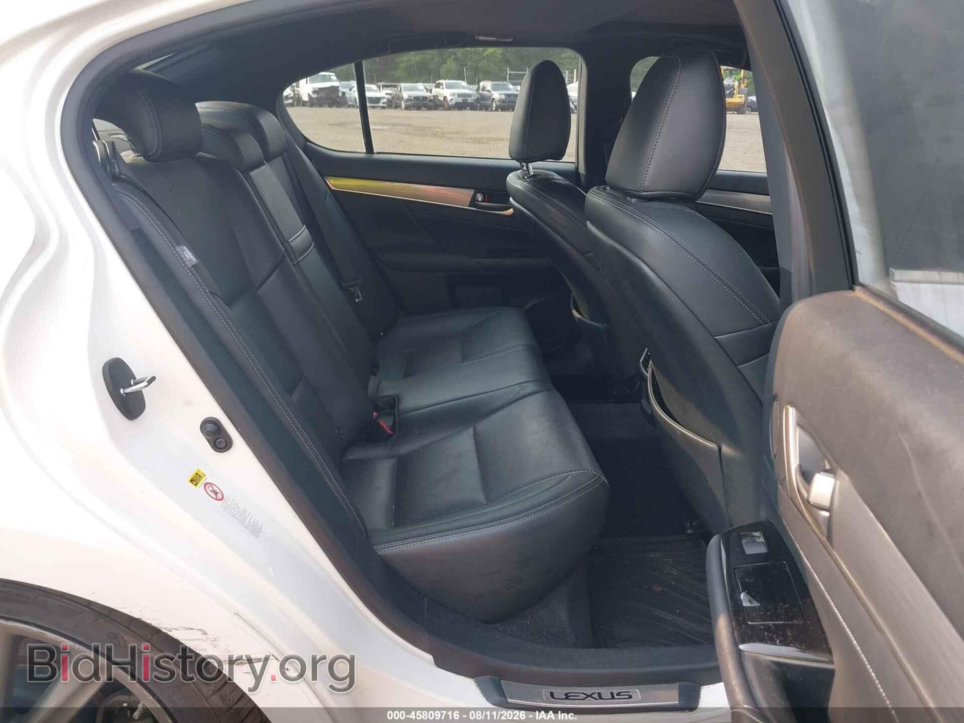 2013 LEXUS GS 350 - VIN: JTHCE1BL6D5017159 - Photo 8