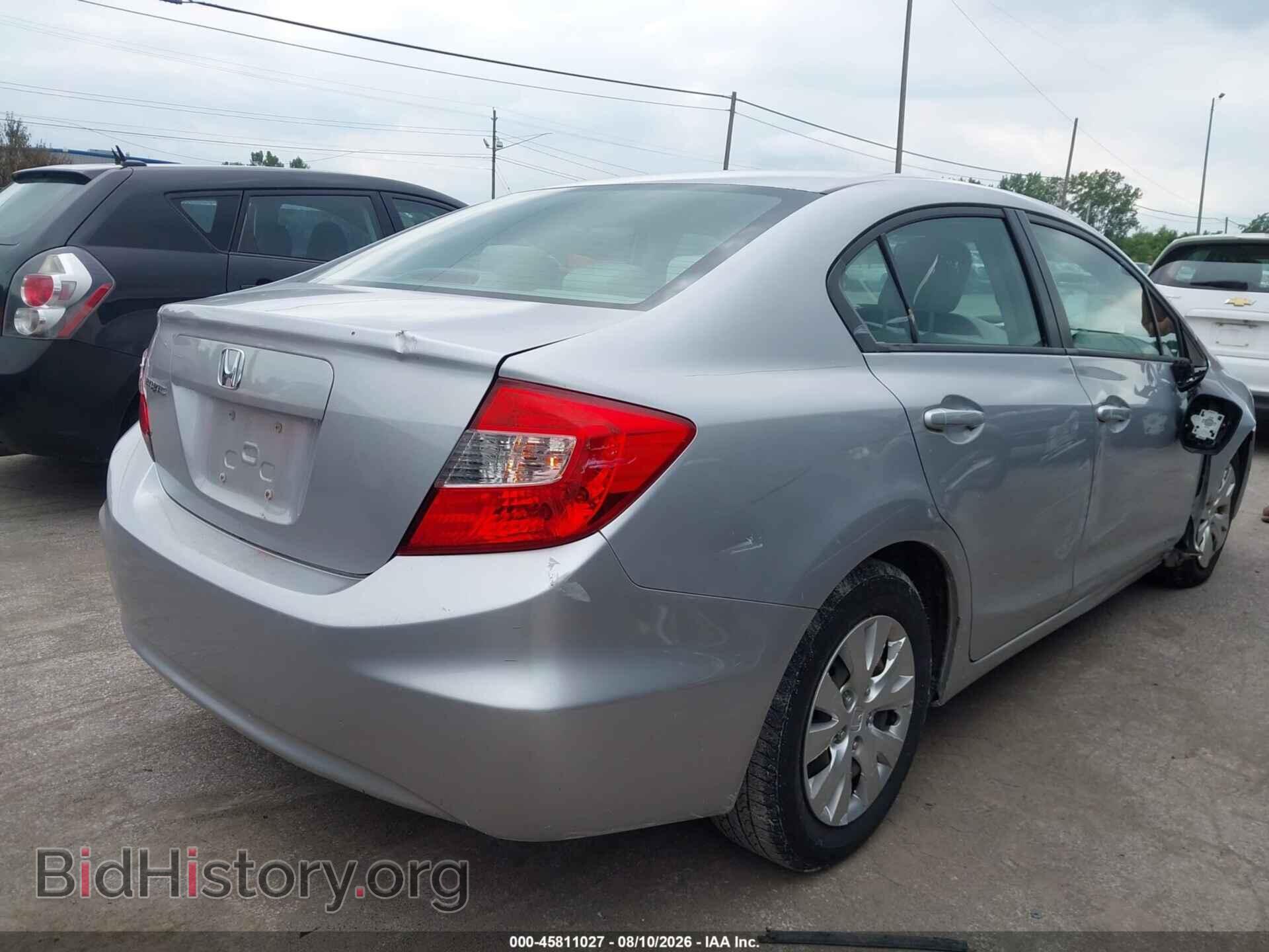 2012 HONDA CIVIC - VIN: 19XFB2F59CE032816 - Фото 4