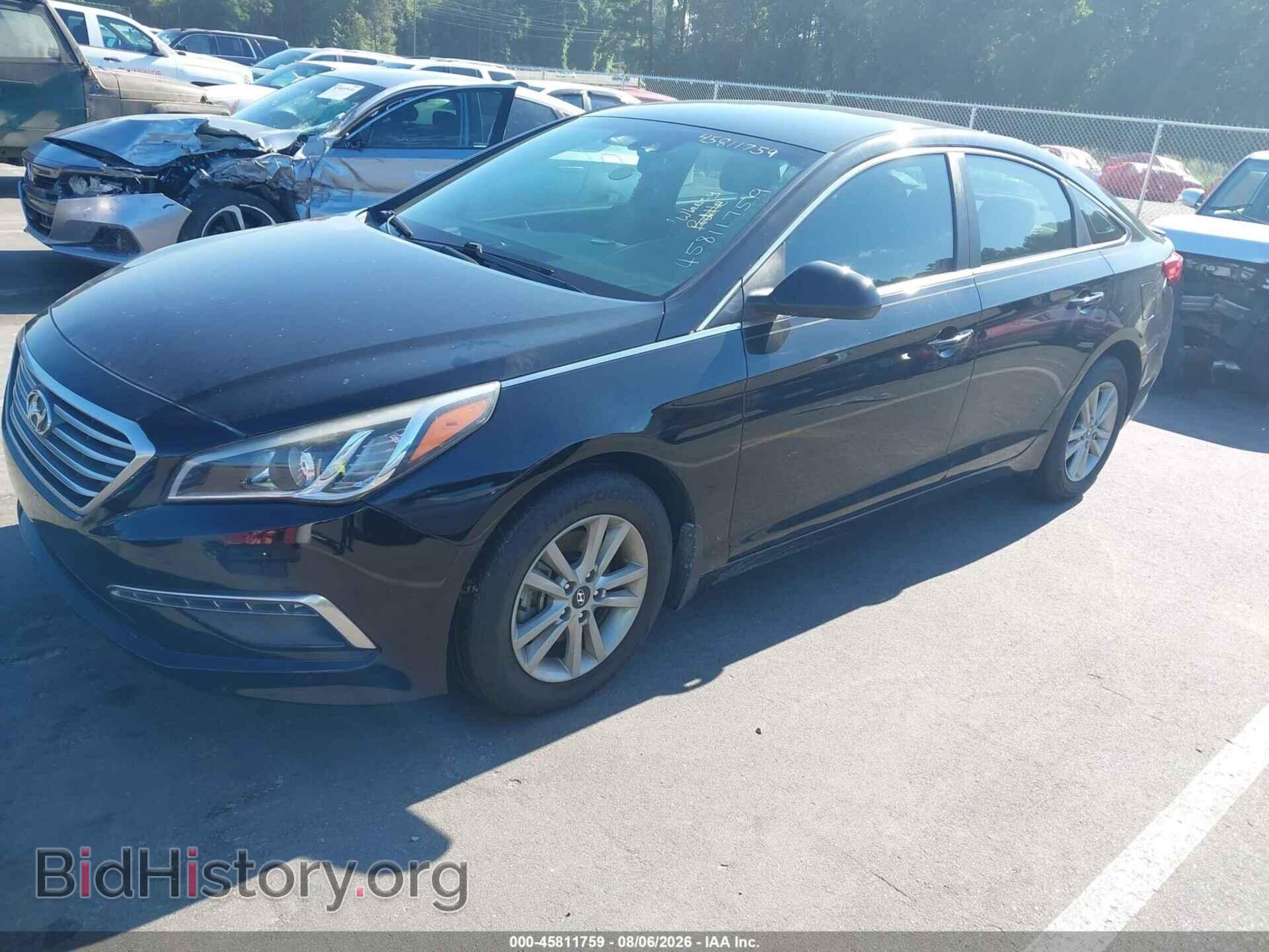 2015 HYUNDAI SONATA - VIN: 5NPE24AF0FH018441 - Фото 2