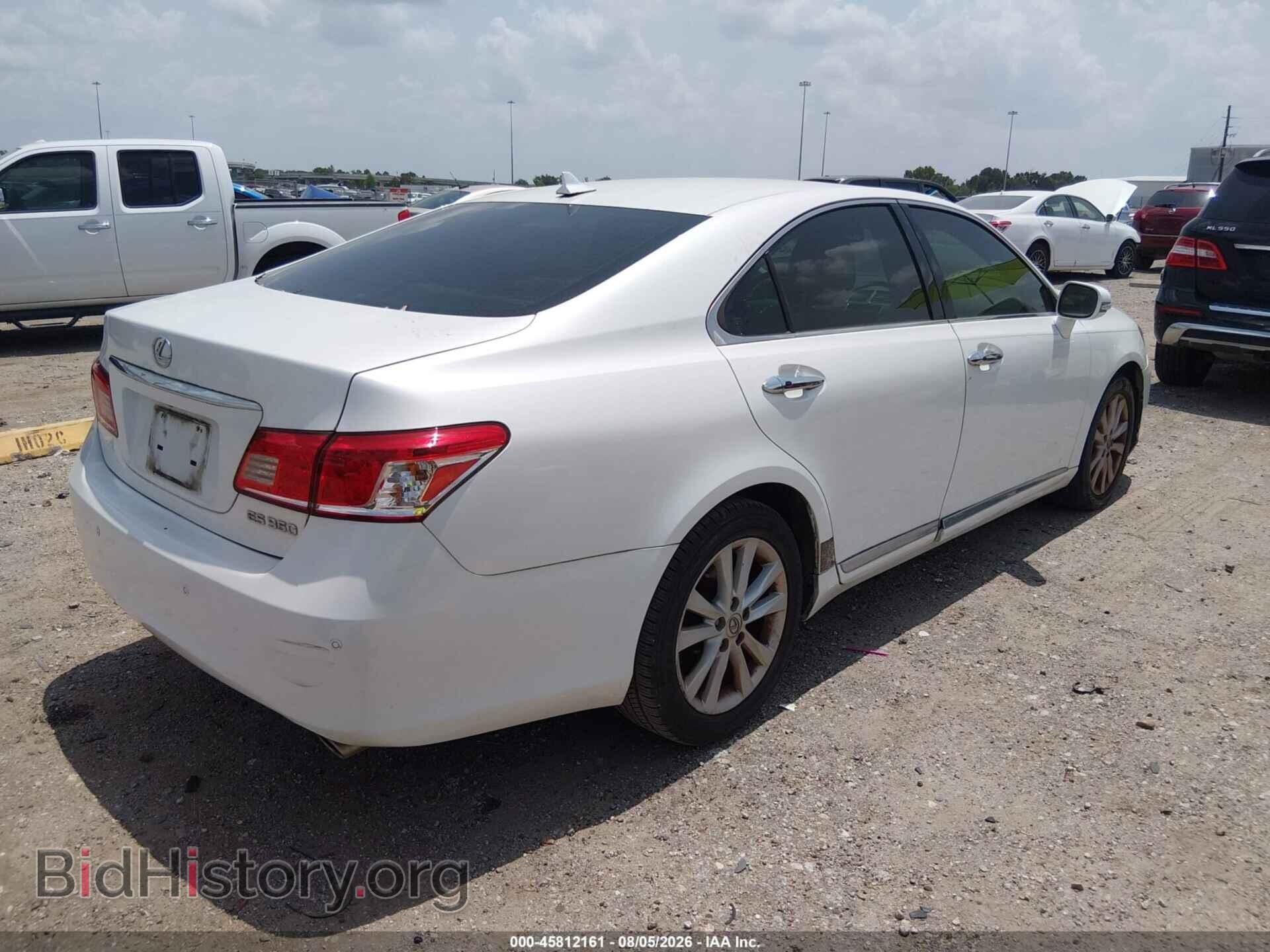 2012 LEXUS ES 350 - VIN: JTHBK1EG9C2504665 - Photo 4