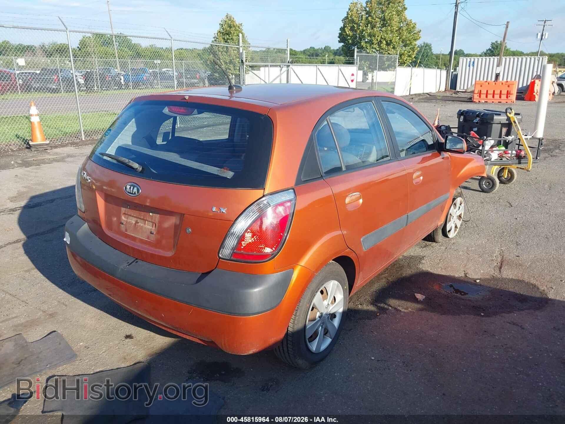 2009 KIA RIO5 - VIN: KNADE243296517553 - Photo 4