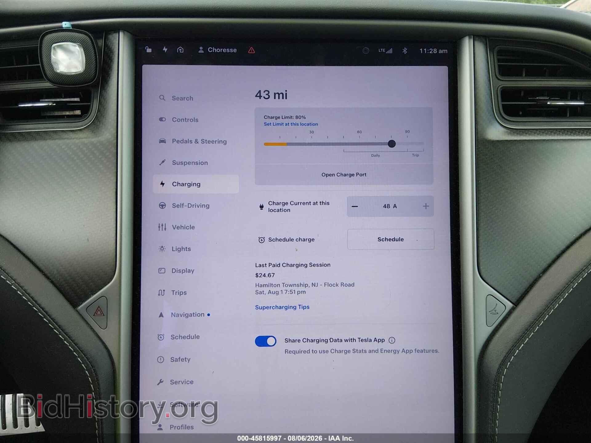 2019 TESLA MODEL S - VIN: 5YJSA1E49KF337455 - Photo 17