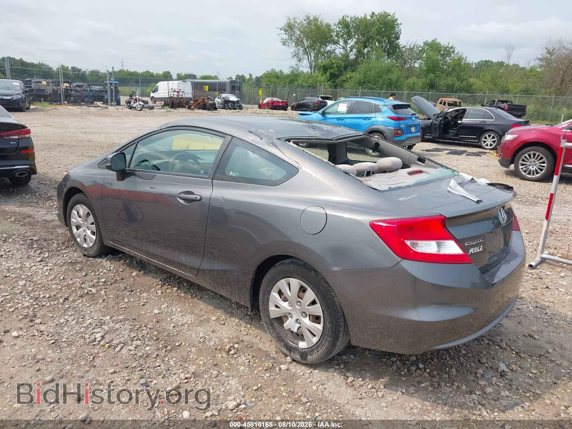 2012 HONDA CIVIC - VIN: 2HGFG3B51CH506342 - Фото 3