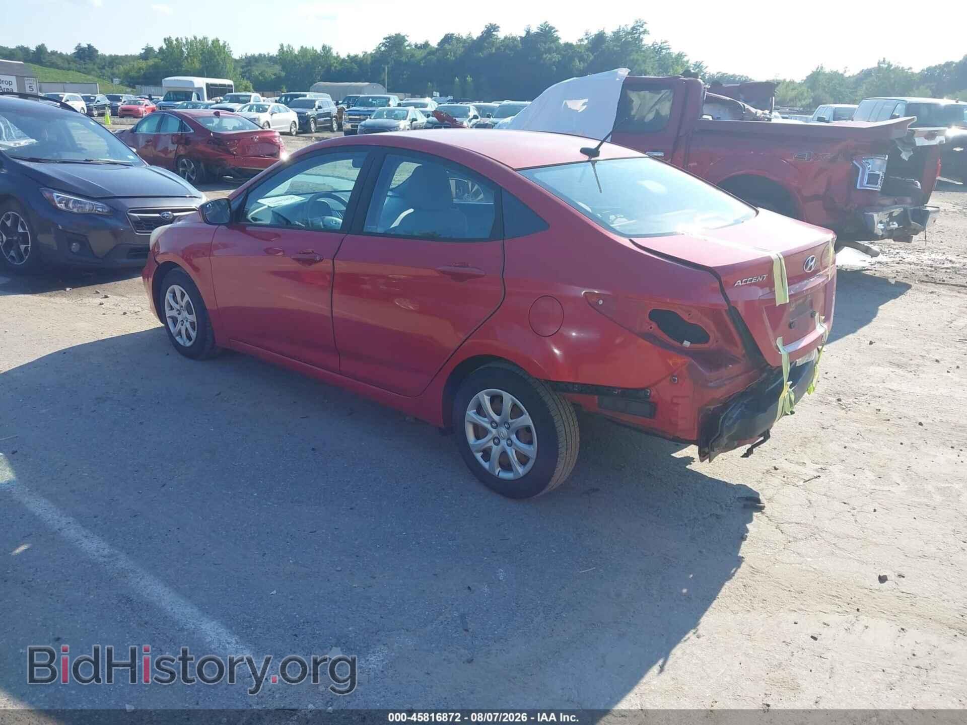 2014 HYUNDAI ACCENT - VIN: KMHCT4AE3EU720197 - Фото 3