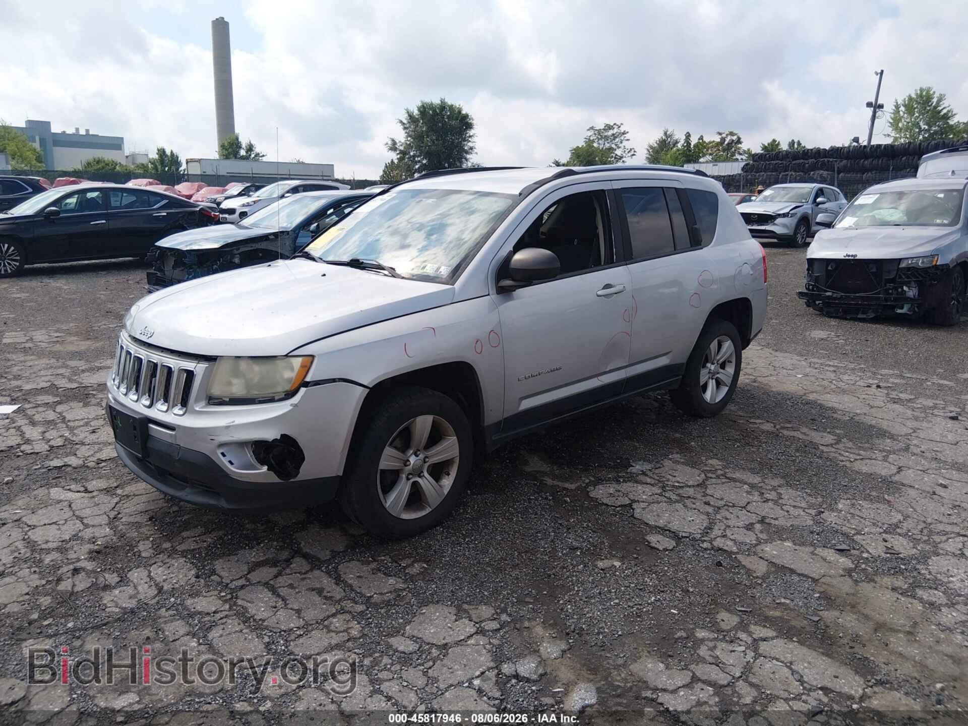 2012 JEEP COMPASS - VIN: 1C4NJDBB8CD566865 - Фото 2