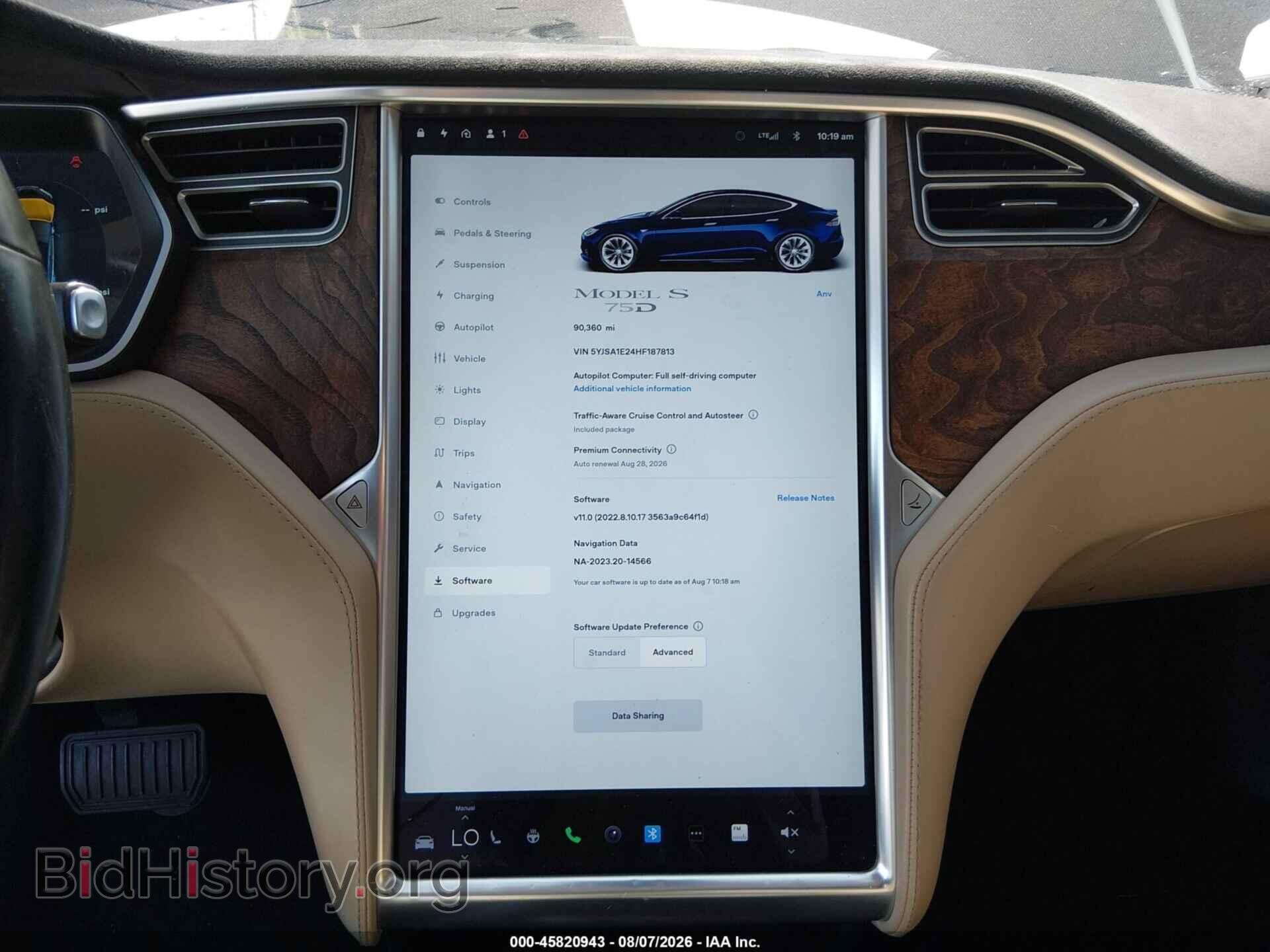 2017 TESLA MODEL S - VIN: 5YJSA1E24HF187813 - Photo 7