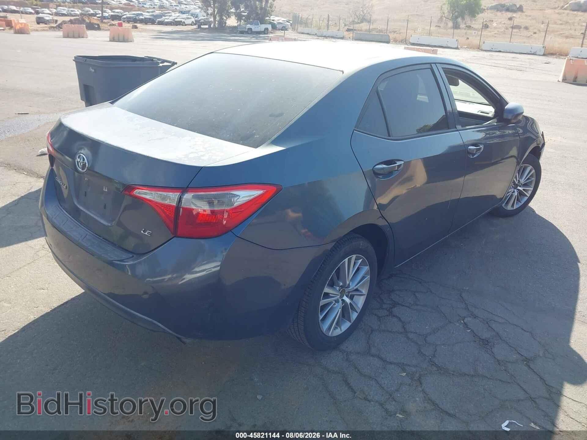 2014 TOYOTA COROLLA - VIN: 5YFBURHEXEP039211 - Фото 4