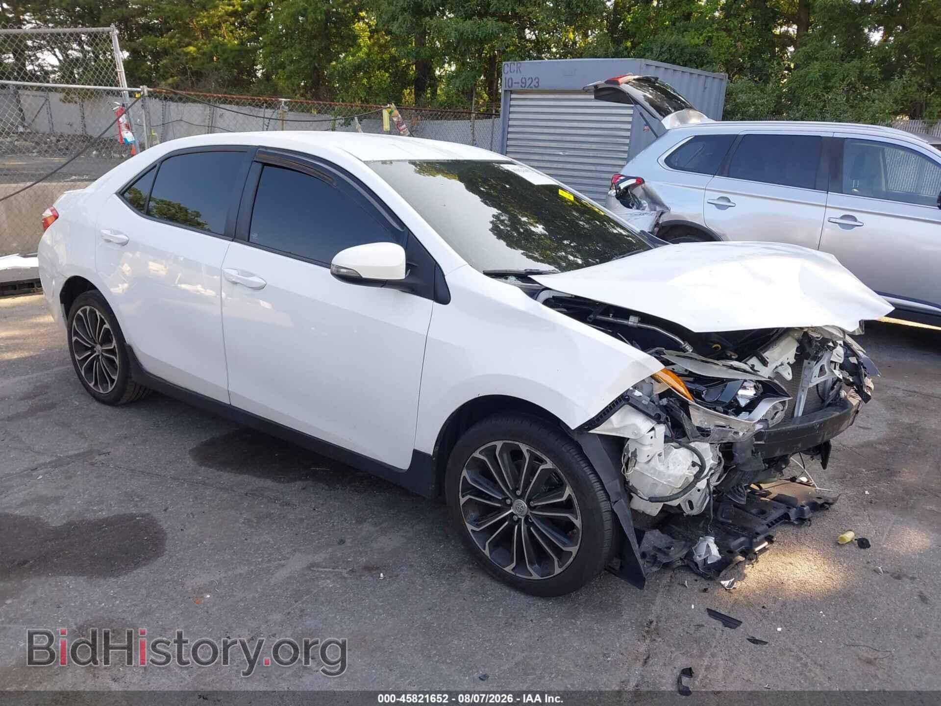 Фотография 2T1BURHE2GC741462 - TOYOTA COROLLA 2016