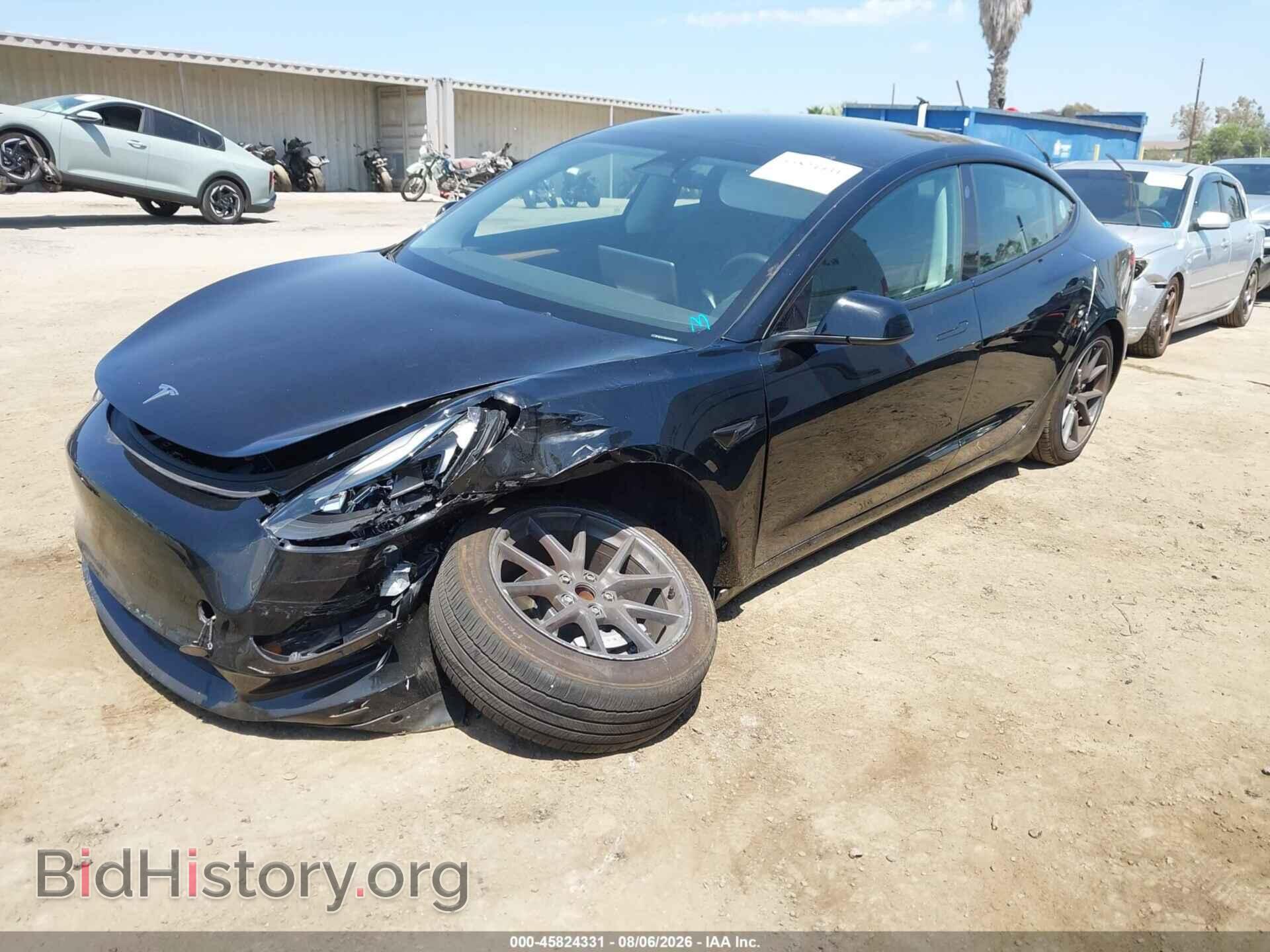 2022 TESLA MODEL 3 - VIN: 5YJ3E1EAXNF373691 - Фото 2