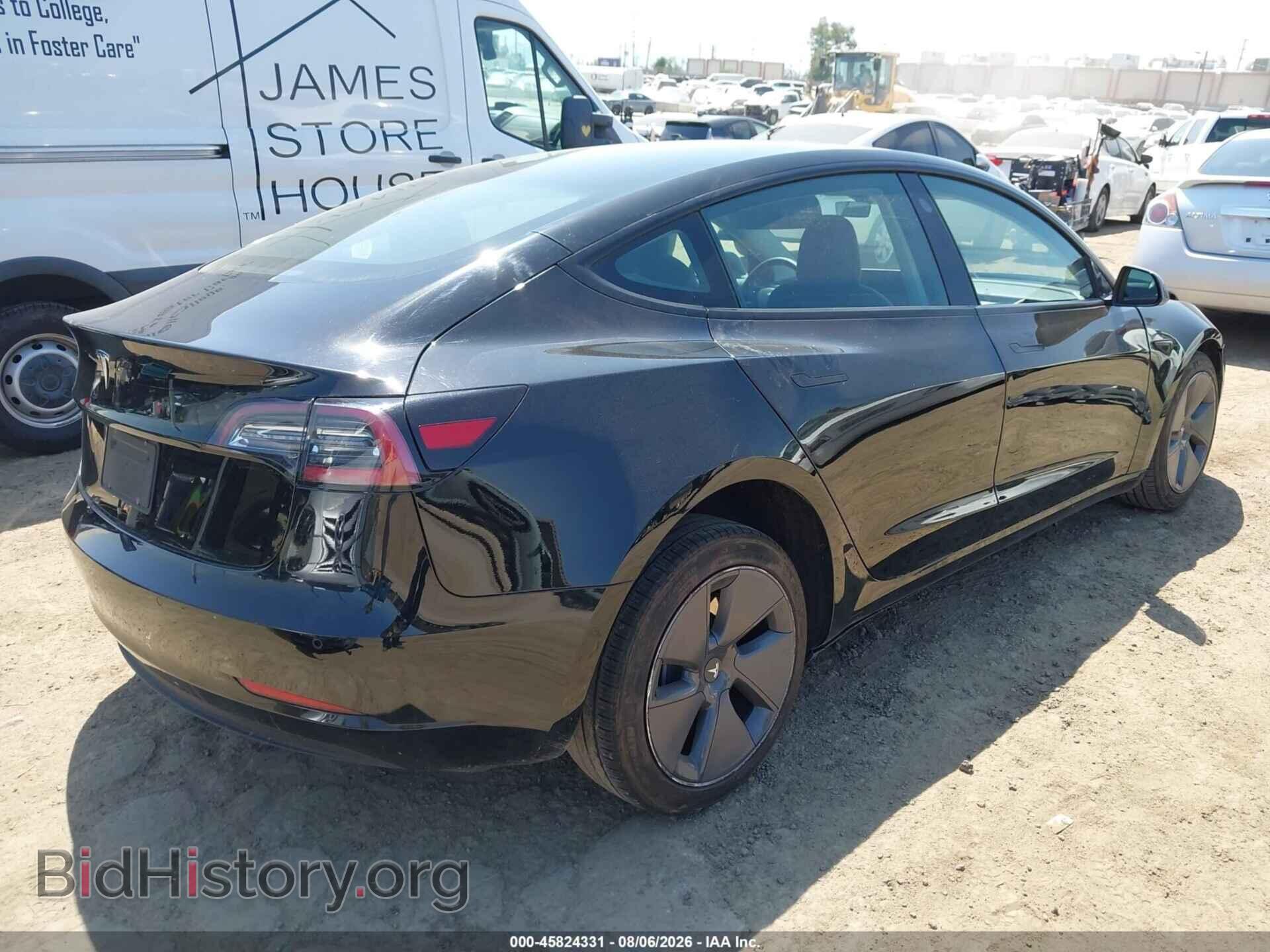 2022 TESLA MODEL 3 - VIN: 5YJ3E1EAXNF373691 - Фото 4
