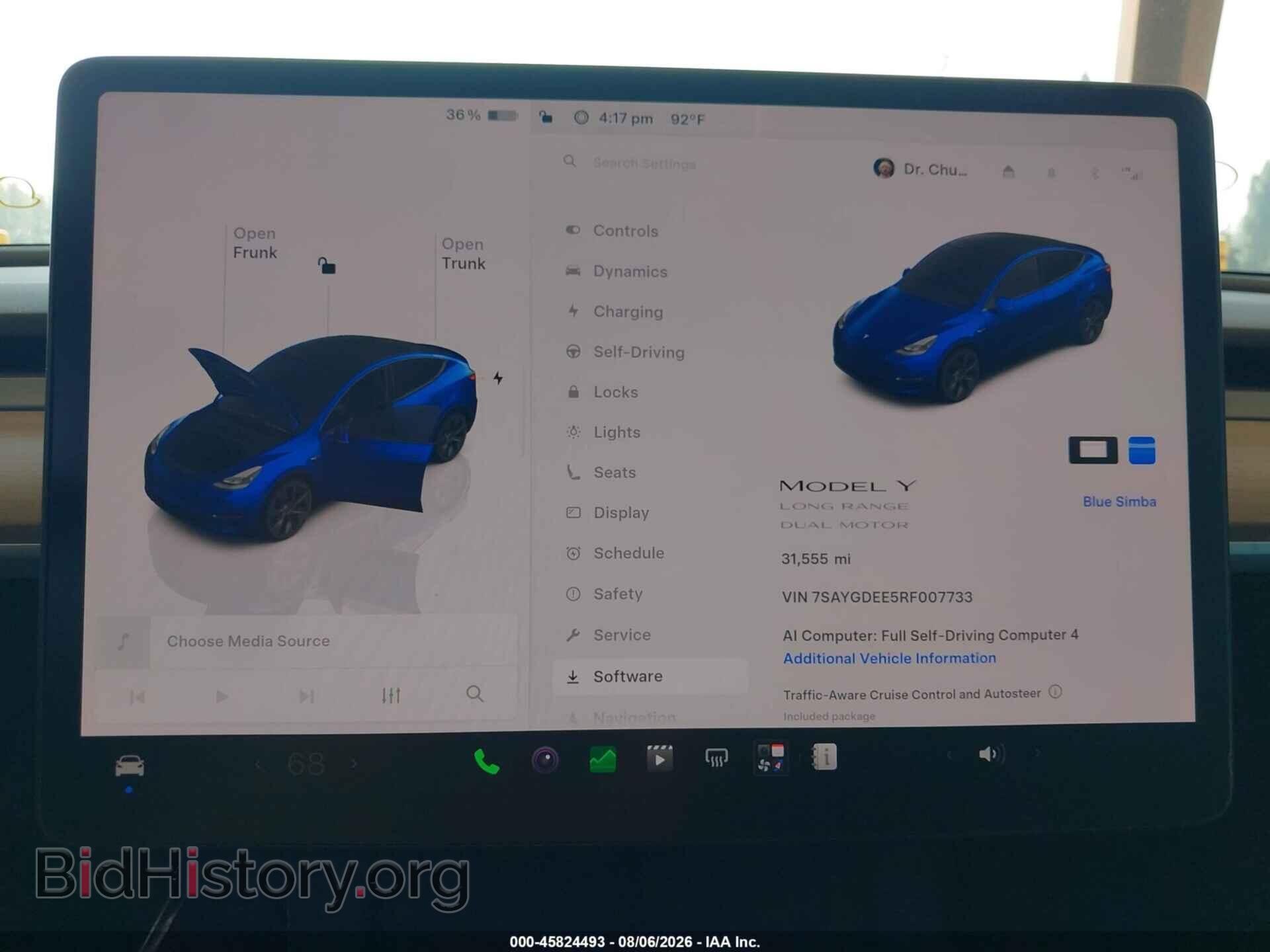 2024 TESLA MODEL Y - VIN: 7SAYGDEE5RF007733 - Фото 7