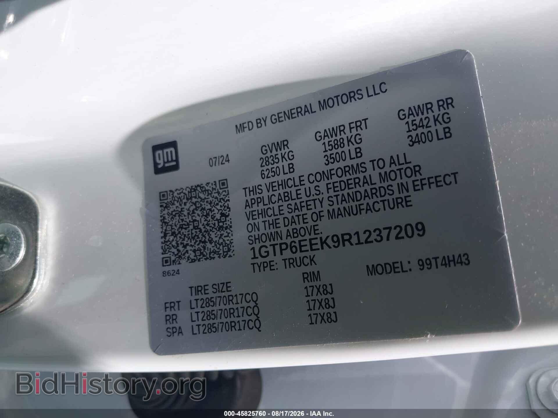 2024 GMC CANYON - VIN: 1GTP6EEK9R1237209 - Фото 9