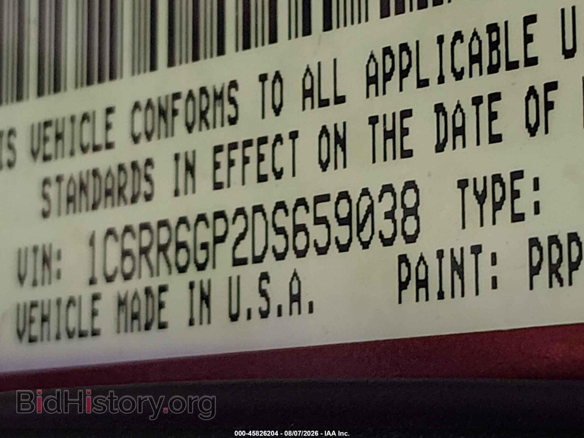 2013 RAM 1500 - VIN: 1C6RR6GP2DS659038 - Фото 9