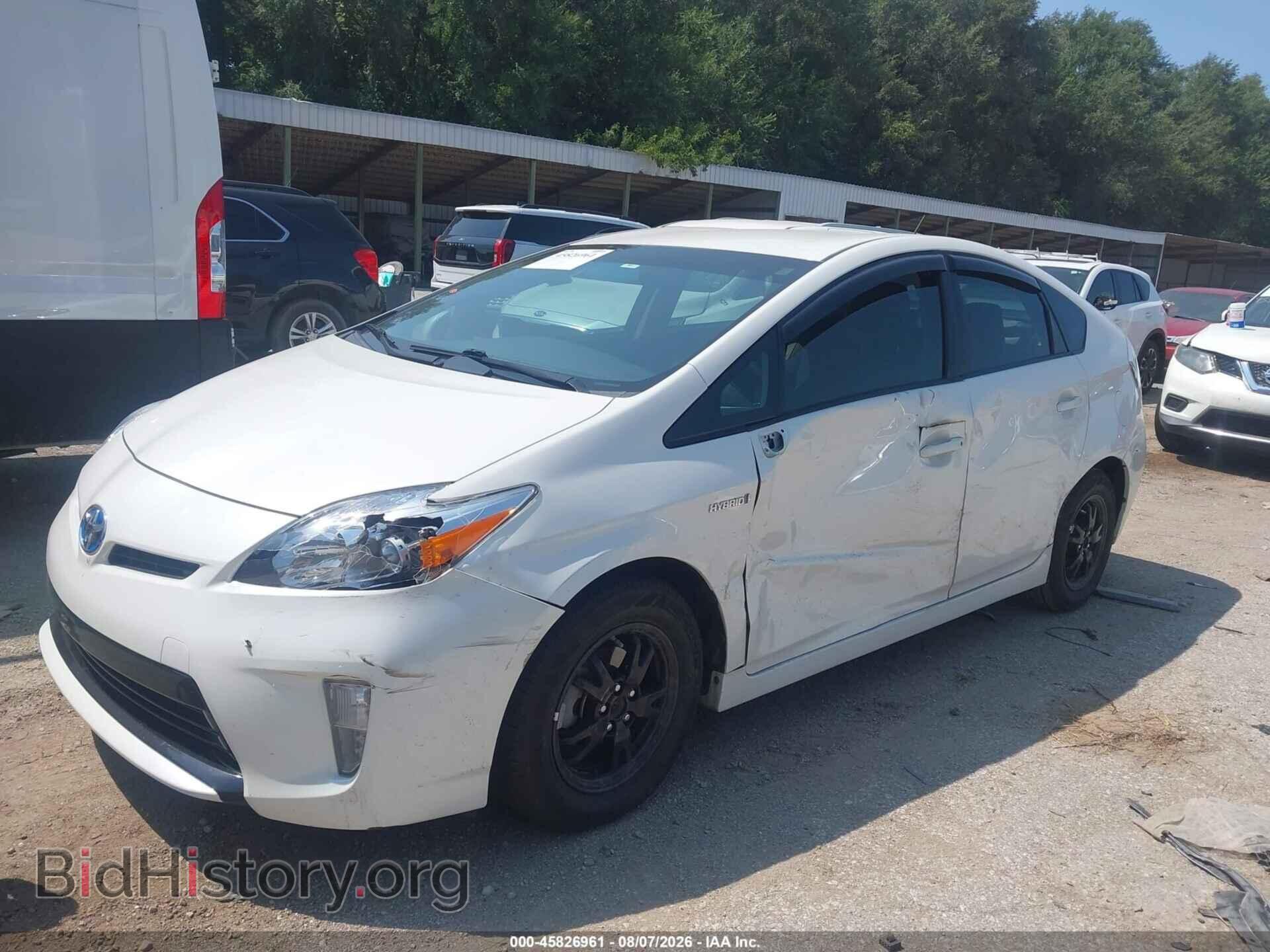 2013 TOYOTA PRIUS - VIN: JTDKN3DU2D5560636 - Фото 2