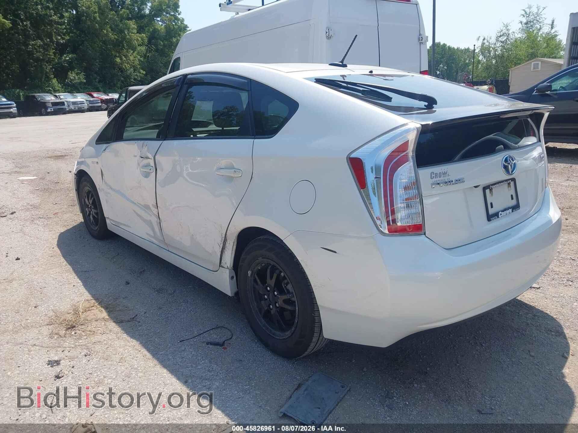 2013 TOYOTA PRIUS - VIN: JTDKN3DU2D5560636 - Фото 3