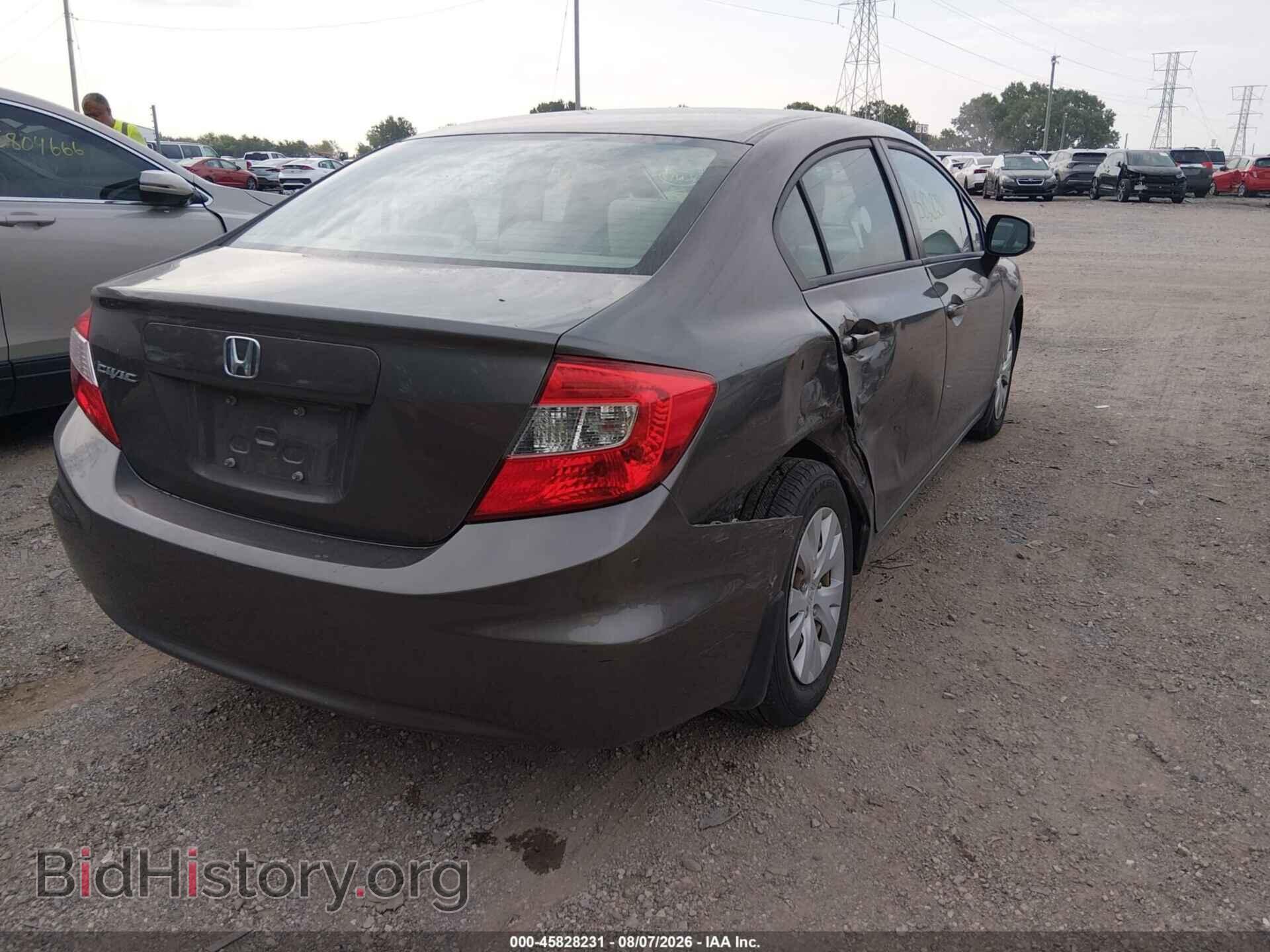 2012 HONDA CIVIC - VIN: 19XFB2F56CE015178 - Фото 4