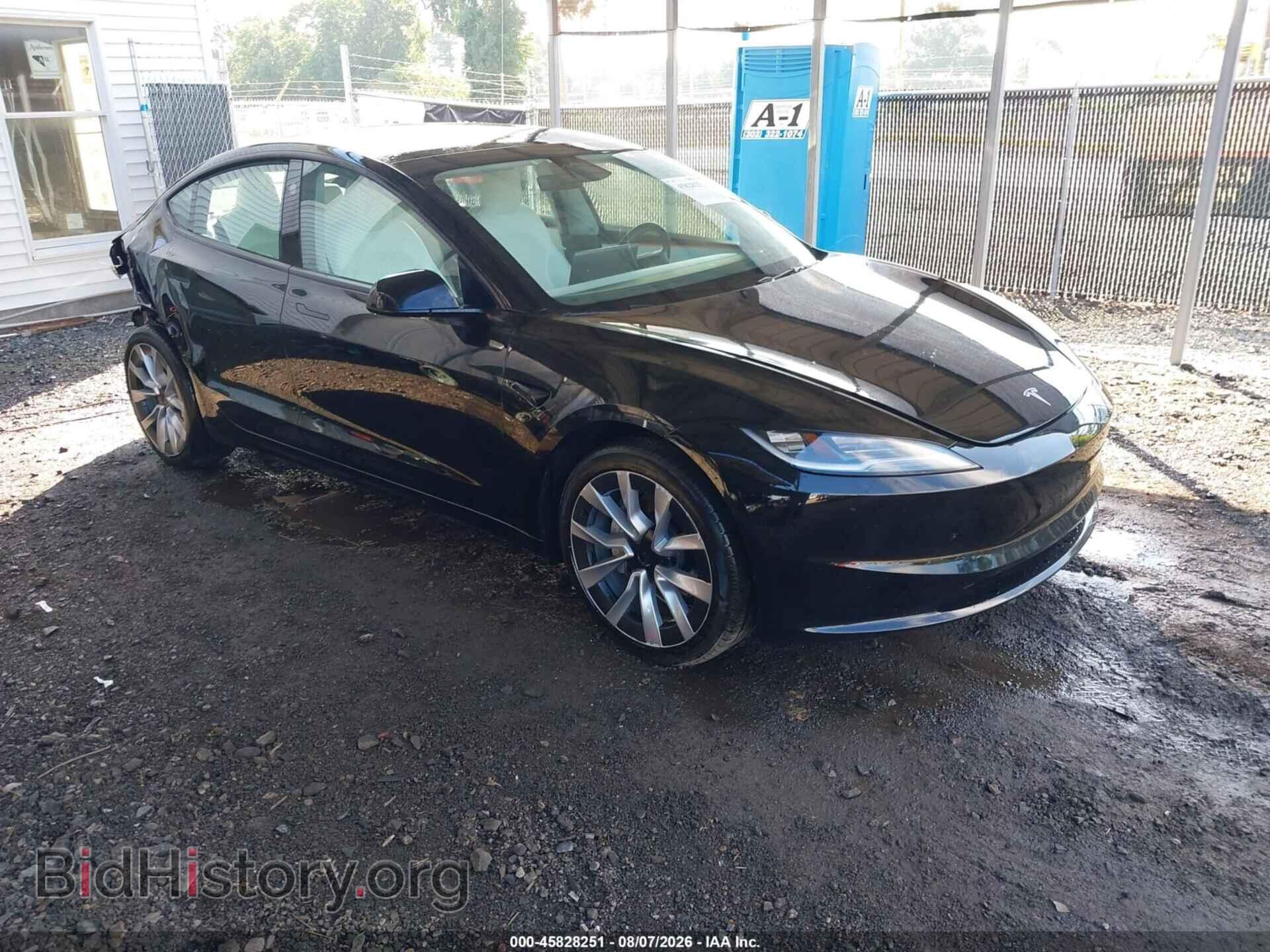 Фотография 5YJ3E1EA5RF833071 - TESLA MODEL 3 2024