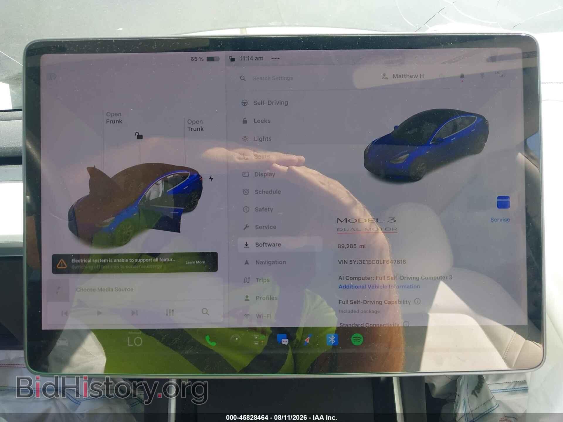 2020 TESLA MODEL 3 - VIN: 5YJ3E1EC0LF647818 - Photo 7