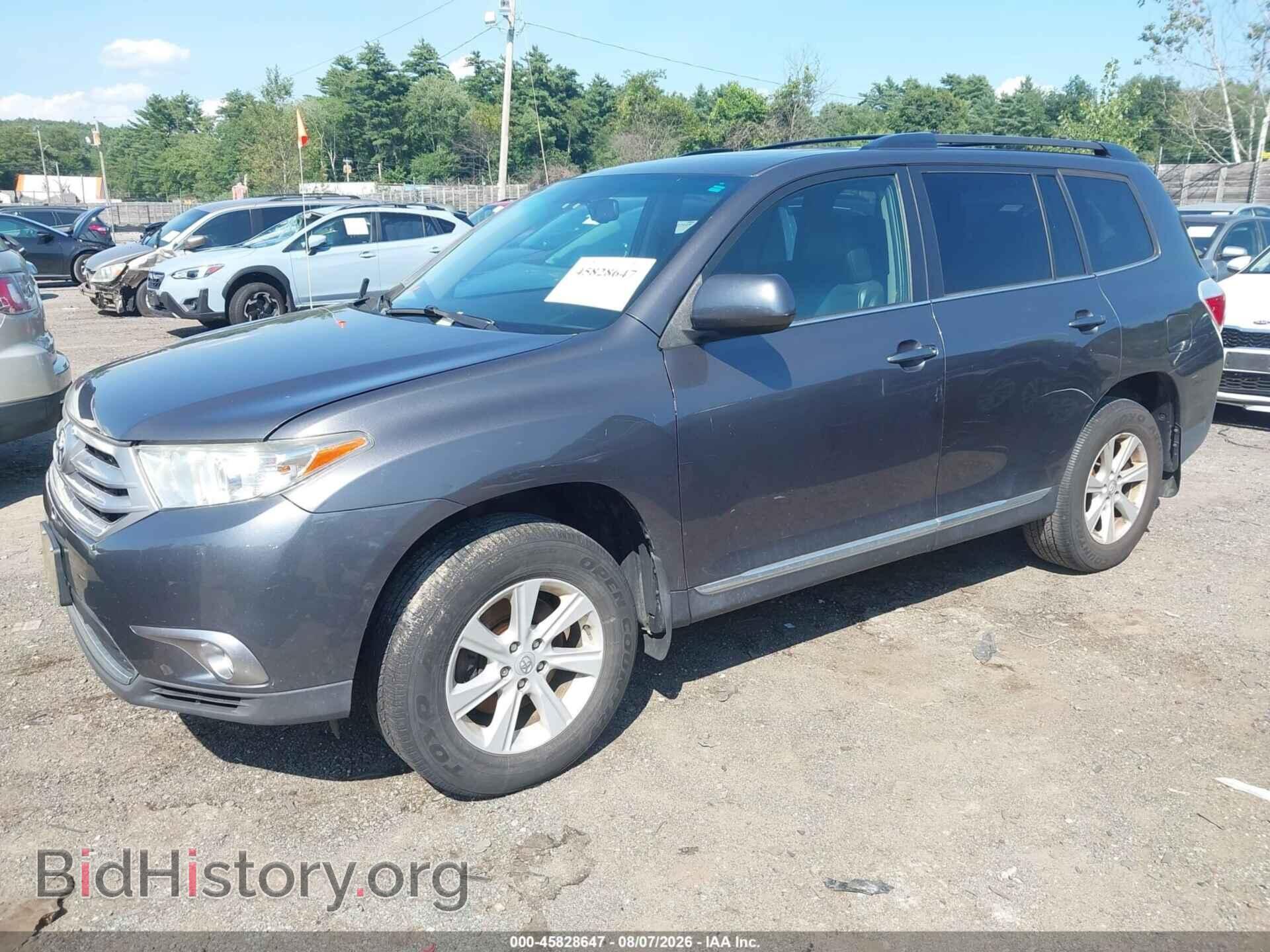 2013 TOYOTA HIGHLANDER - VIN: 5TDBK3EH8DS185811 - Фото 2