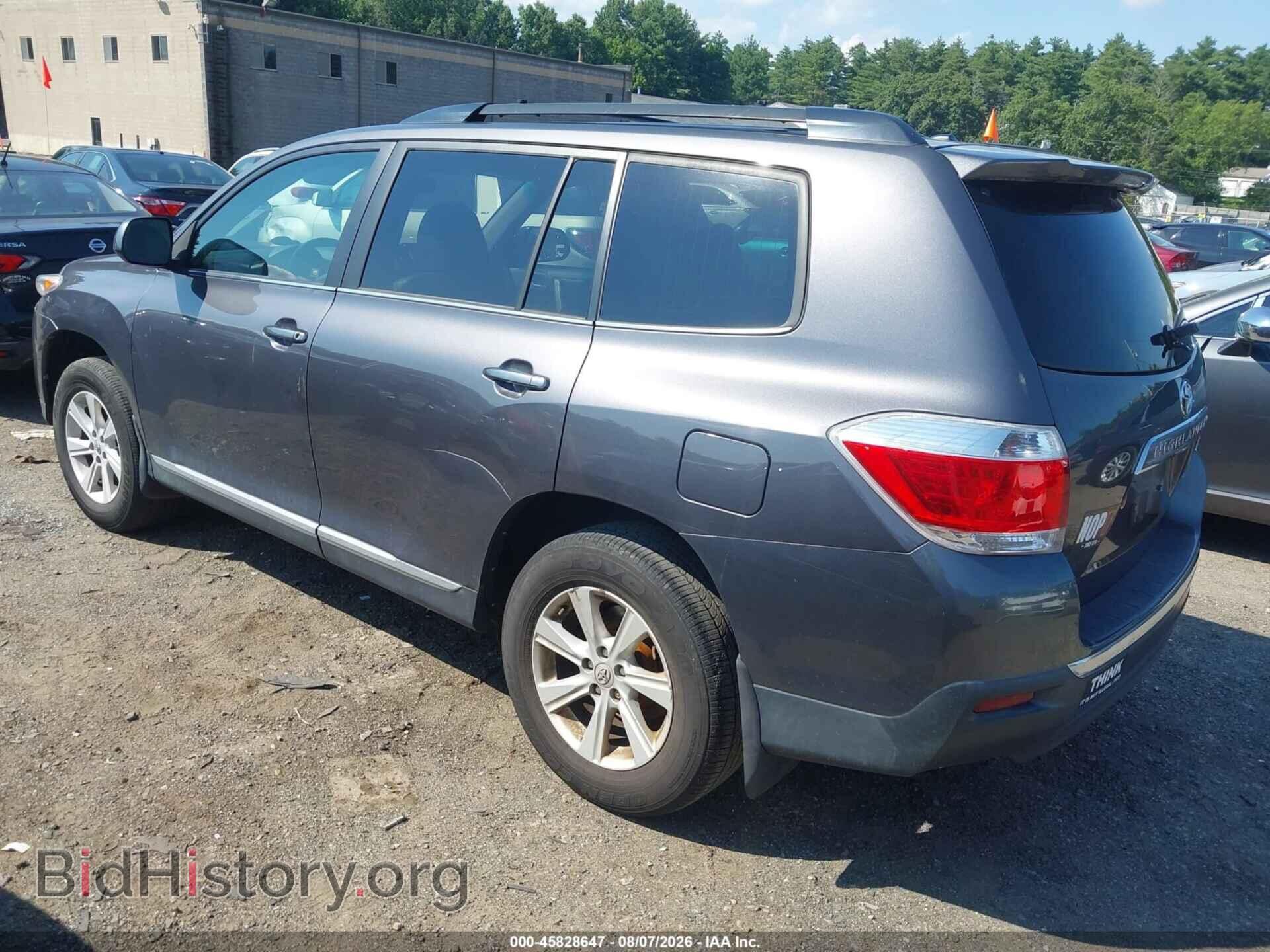 2013 TOYOTA HIGHLANDER - VIN: 5TDBK3EH8DS185811 - Фото 3