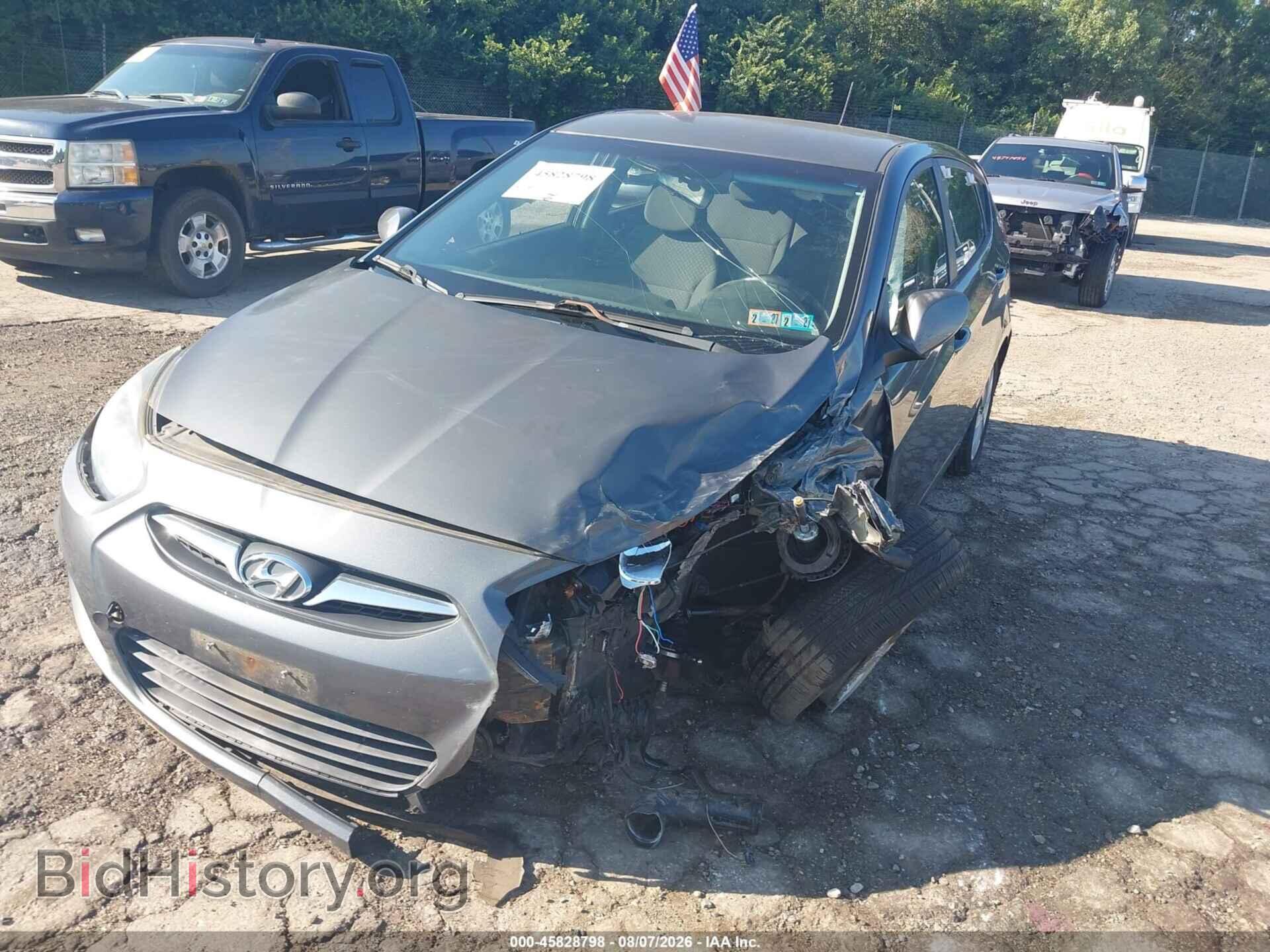 2012 HYUNDAI ACCENT - VIN: KMHCU5AE8CU026198 - Photo 2