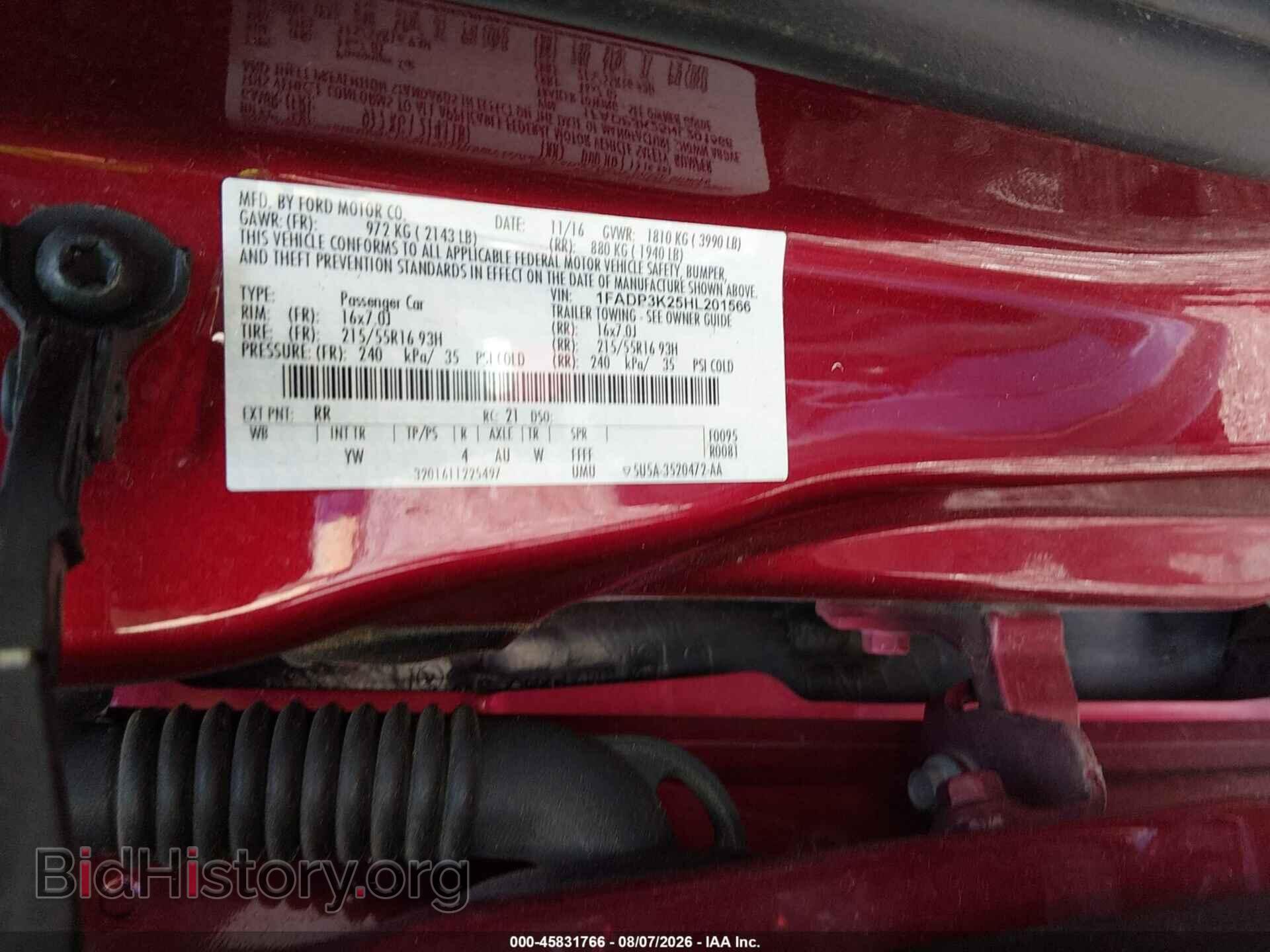 2017 FORD FOCUS - VIN: 1FADP3K25HL201566 - Photo 9