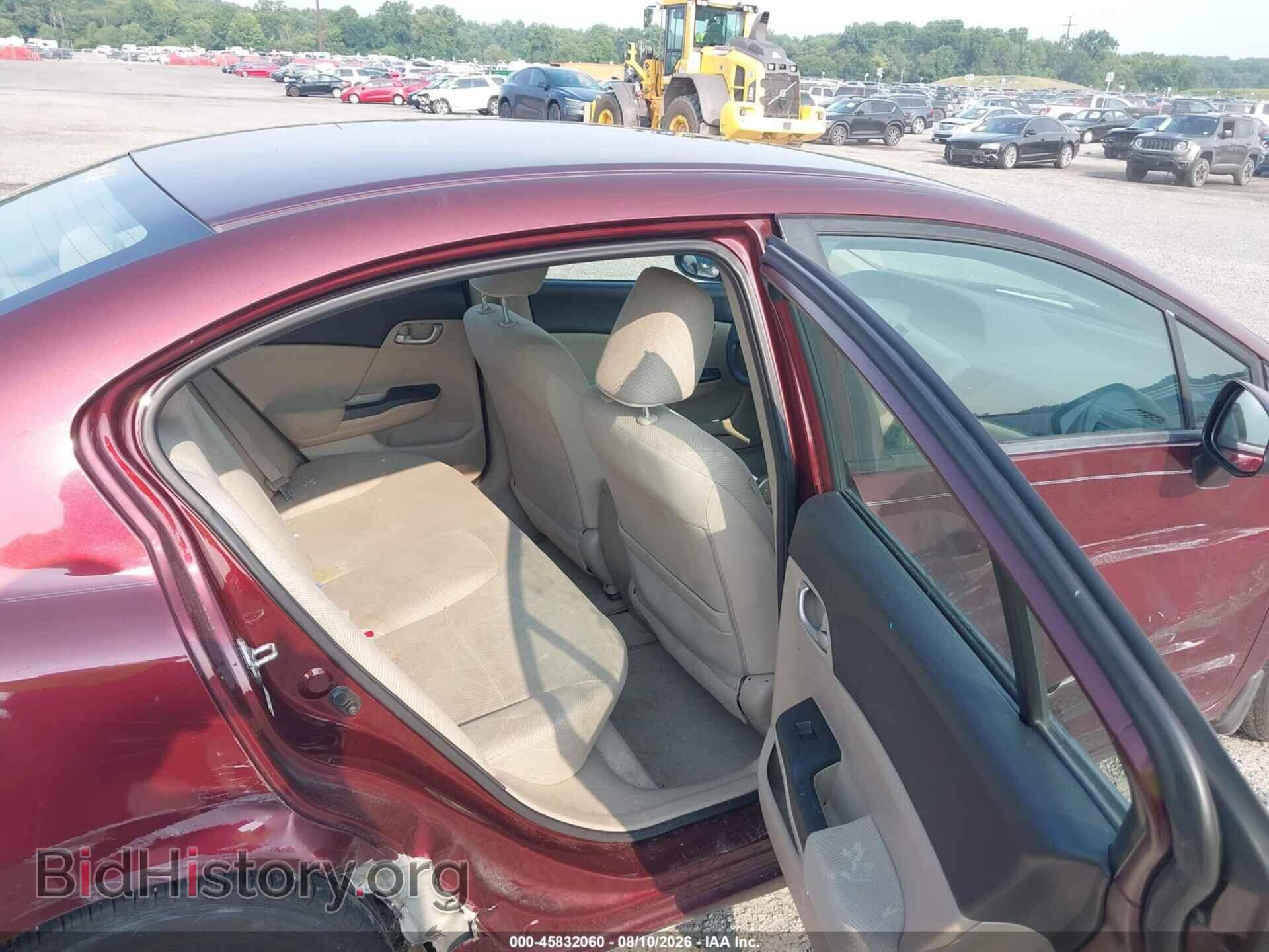 2012 HONDA CIVIC - VIN: 19XFB2F52CE350616 - Фото 8