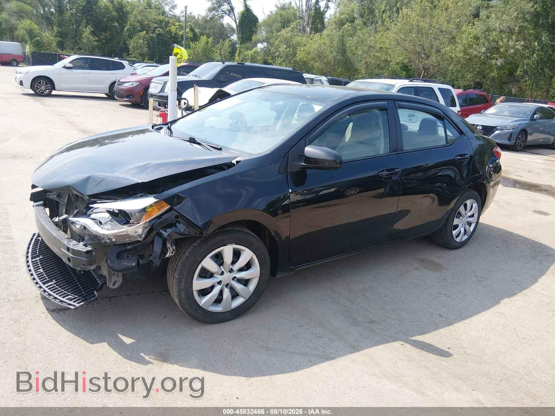 2014 TOYOTA COROLLA - VIN: 5YFBURHEXEP082382 - Фото 2