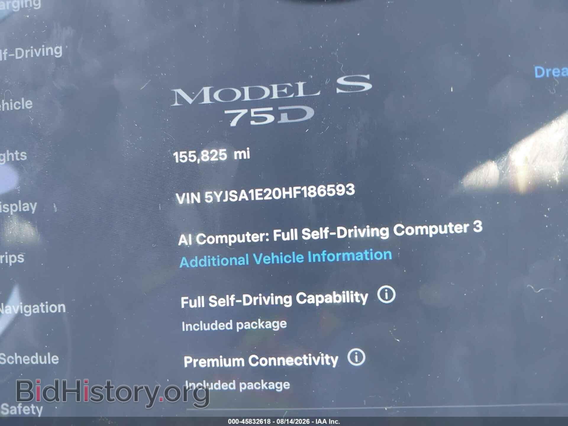 2017 TESLA MODEL S - VIN: 5YJSA1E20HF186593 - Photo 15