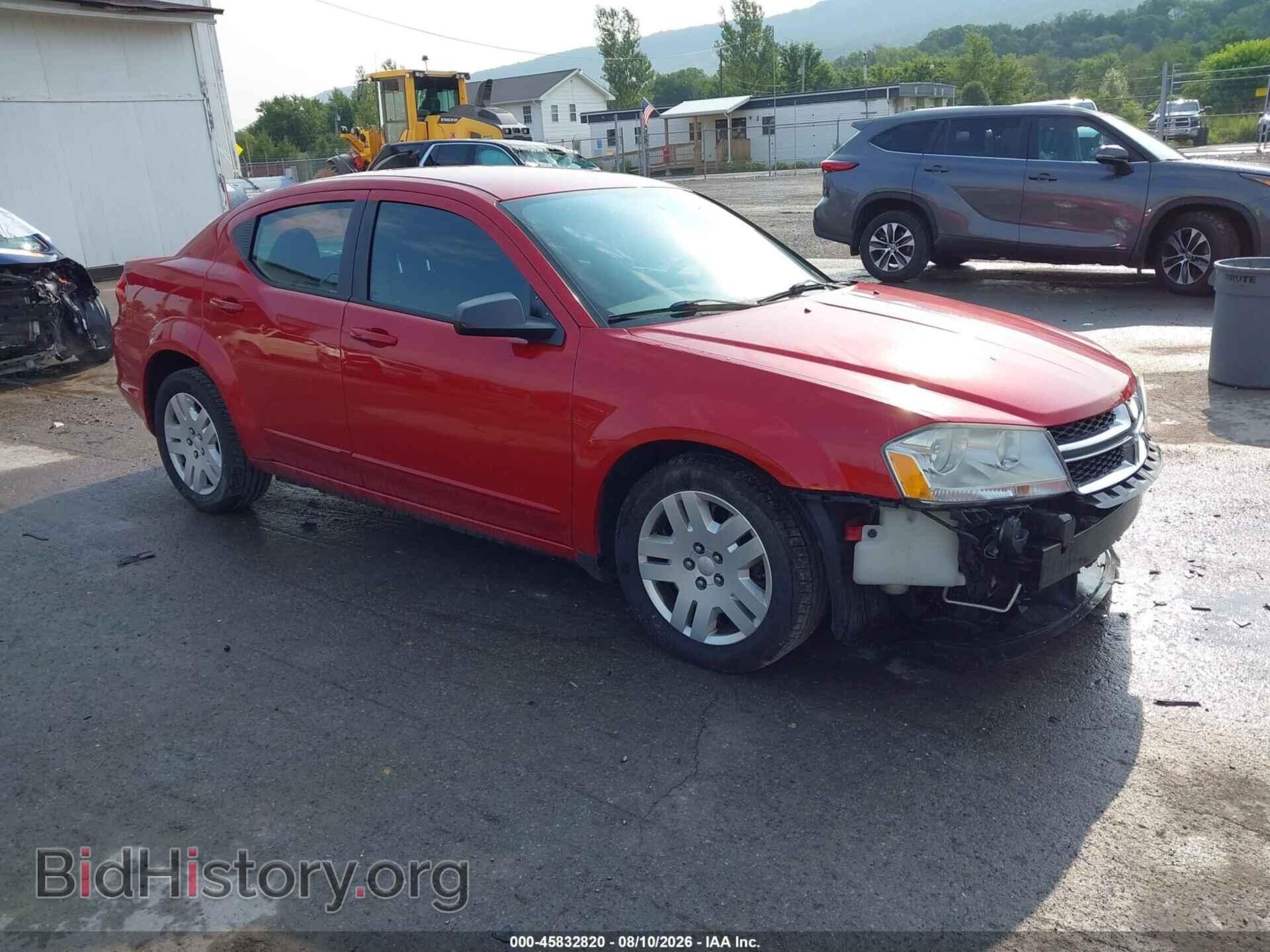 Фотография 1C3CDZAG6CN251909 - DODGE AVENGER 2012