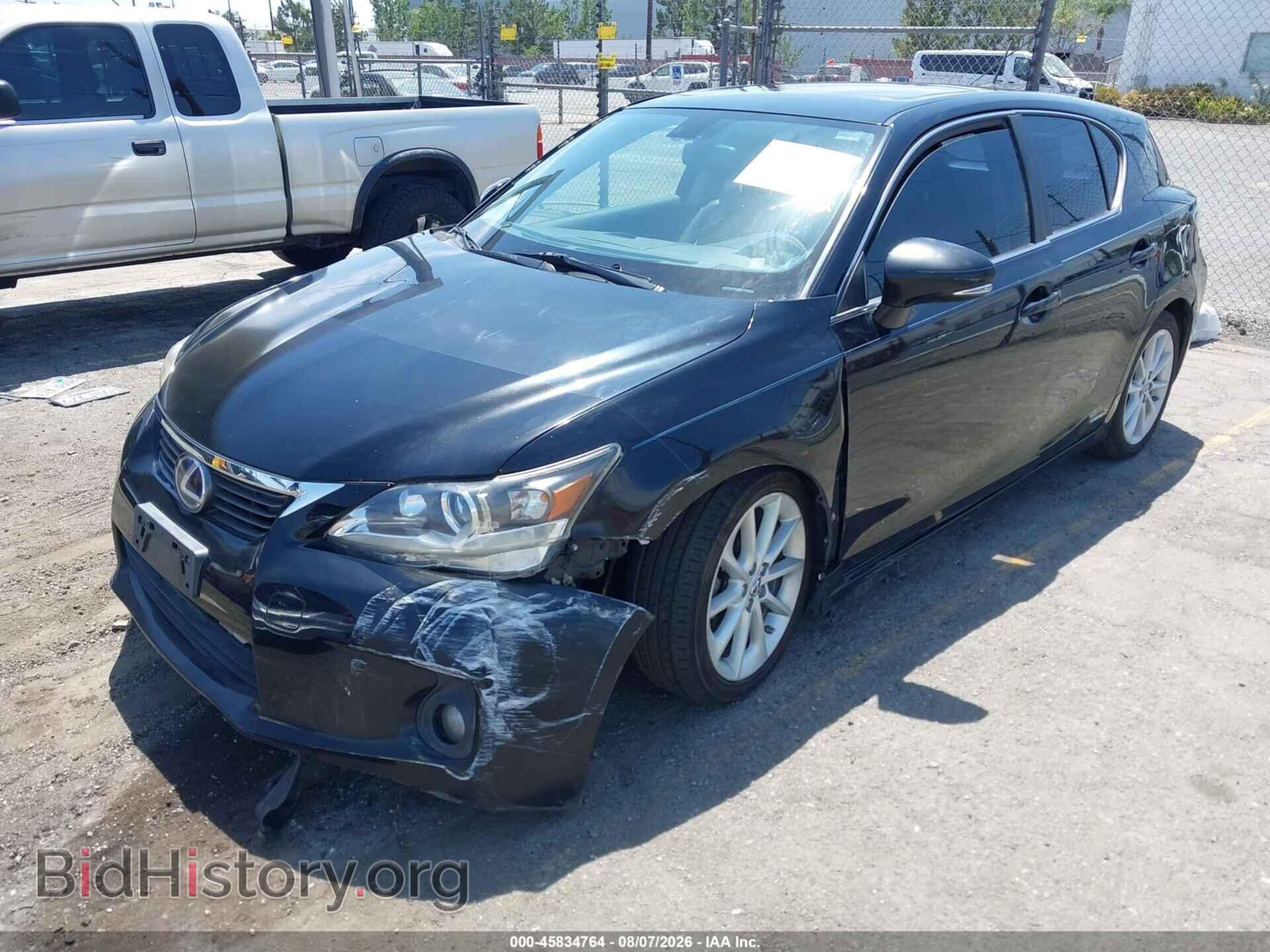2012 LEXUS CT 200H - VIN: JTHKD5BH6C2098889 - Фото 2