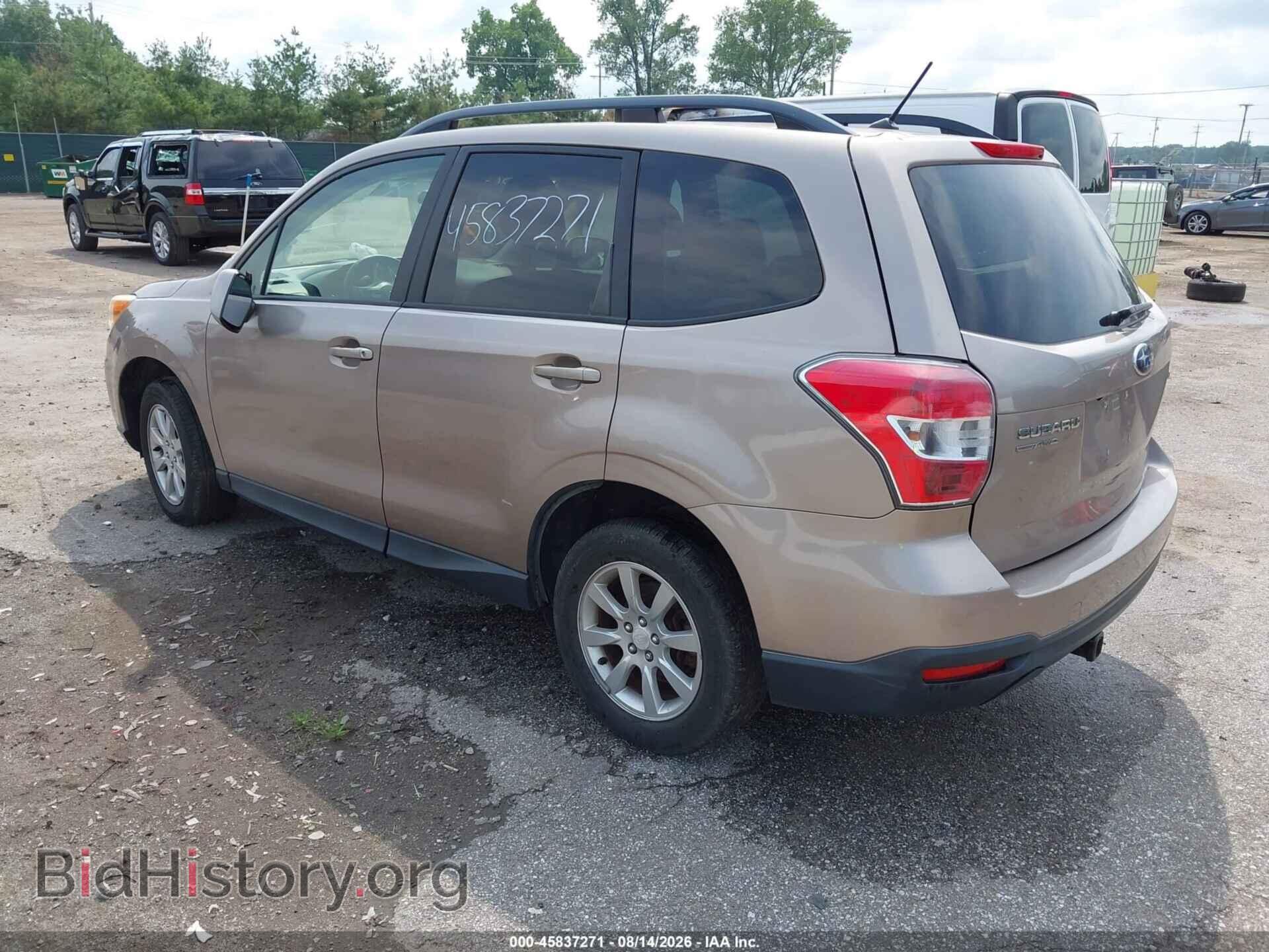 2014 SUBARU FORESTER - VIN: JF2SJADC0EH518202 - Фото 3