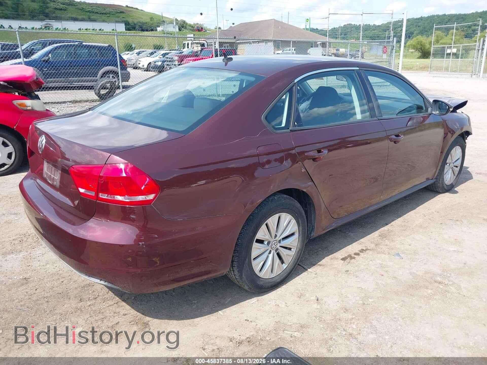 2012 VOLKSWAGEN PASSAT - VIN: 1VWAP7A39CC070257 - Фото 4