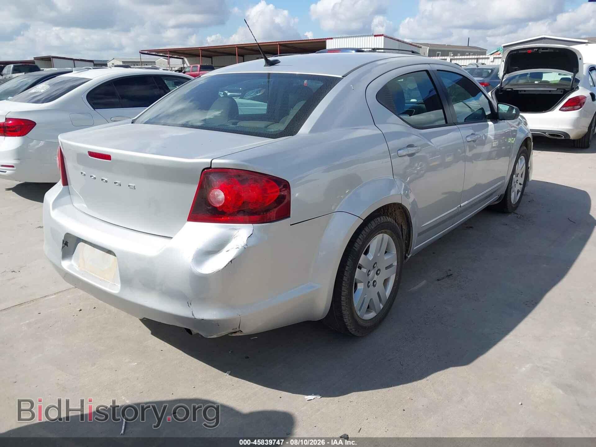 2011 DODGE AVENGER - VIN: 1B3BD4FB6BN540845 - Фото 4