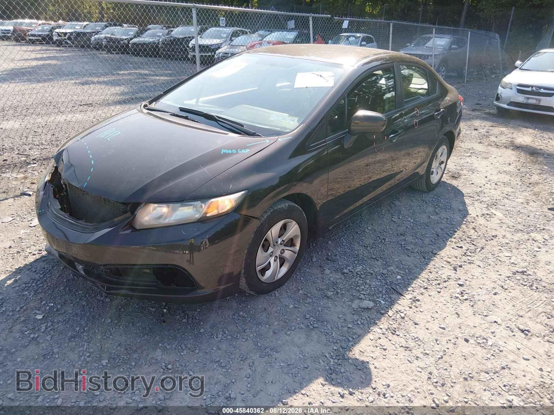 2014 HONDA CIVIC - VIN: 2HGFB2F5XEH537191 - Фото 2