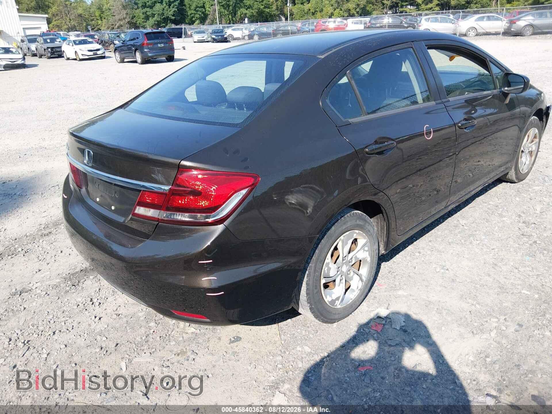 2014 HONDA CIVIC - VIN: 2HGFB2F5XEH537191 - Фото 4