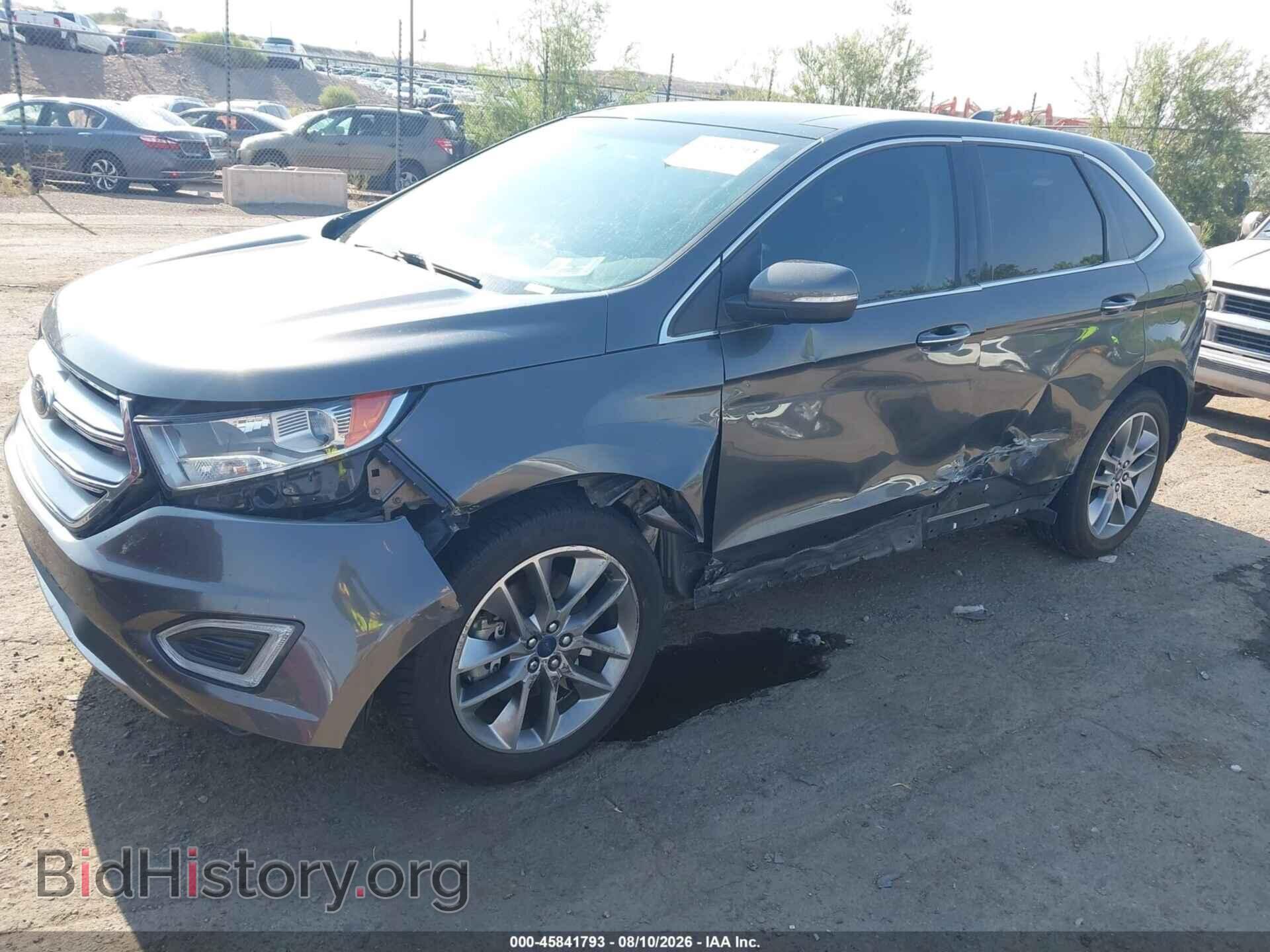 2015 FORD EDGE - VIN: 2FMTK3K80FBC06949 - Photo 2