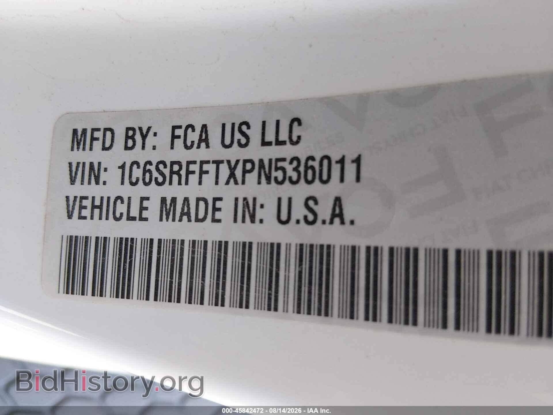 2023 RAM 1500 - VIN: 1C6SRFFTXPN536011 - Фото 9
