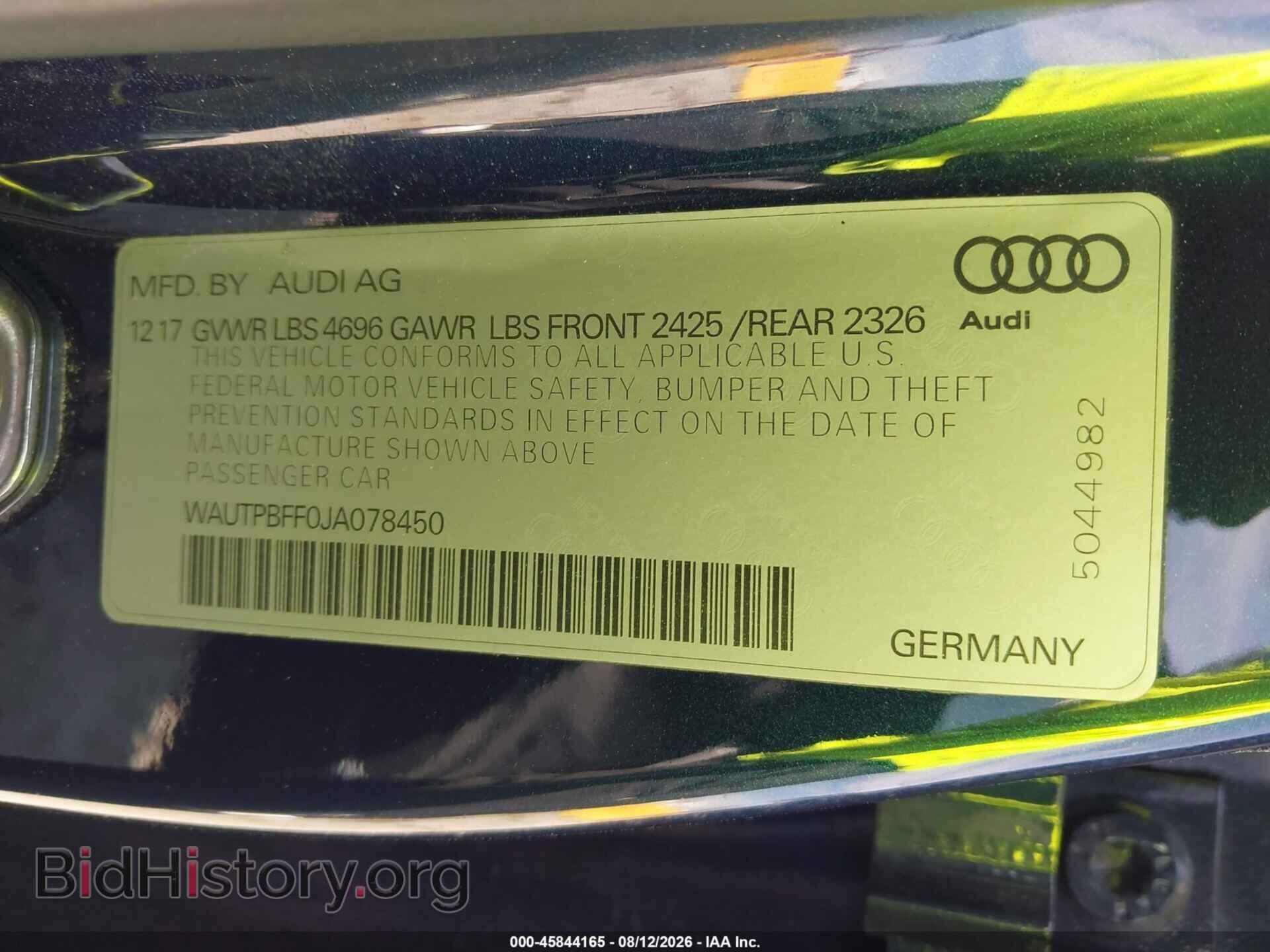 2018 AUDI A3 E-TRON - VIN: WAUTPBFF0JA078450 - Photo 9