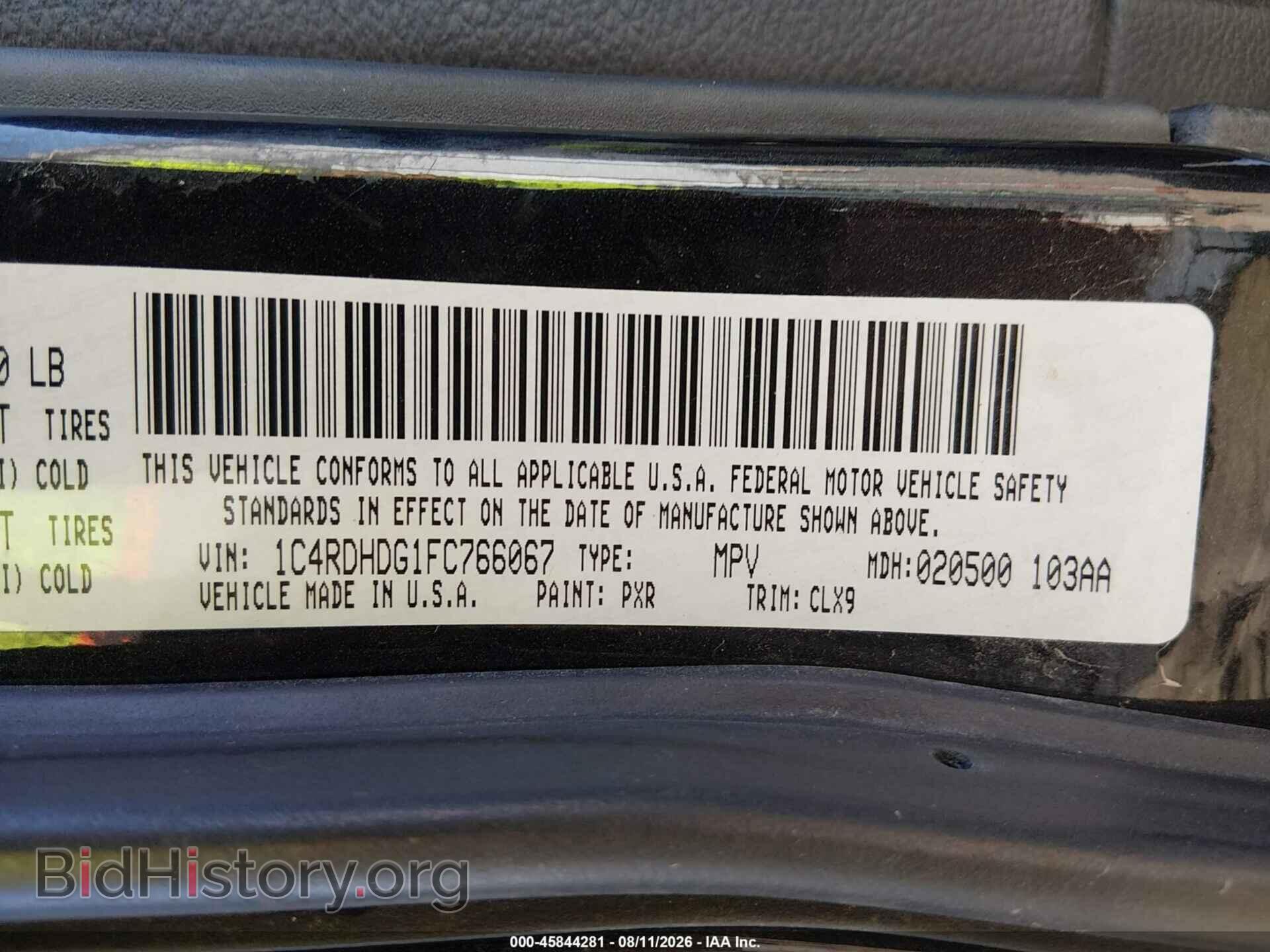 2015 DODGE DURANGO - VIN: 1C4RDHDG1FC766067 - Photo 9
