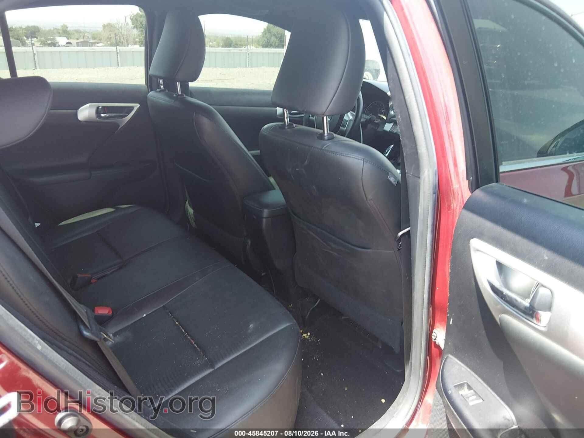 2013 LEXUS CT 200H - VIN: JTHKD5BH3D2144390 - Photo 8