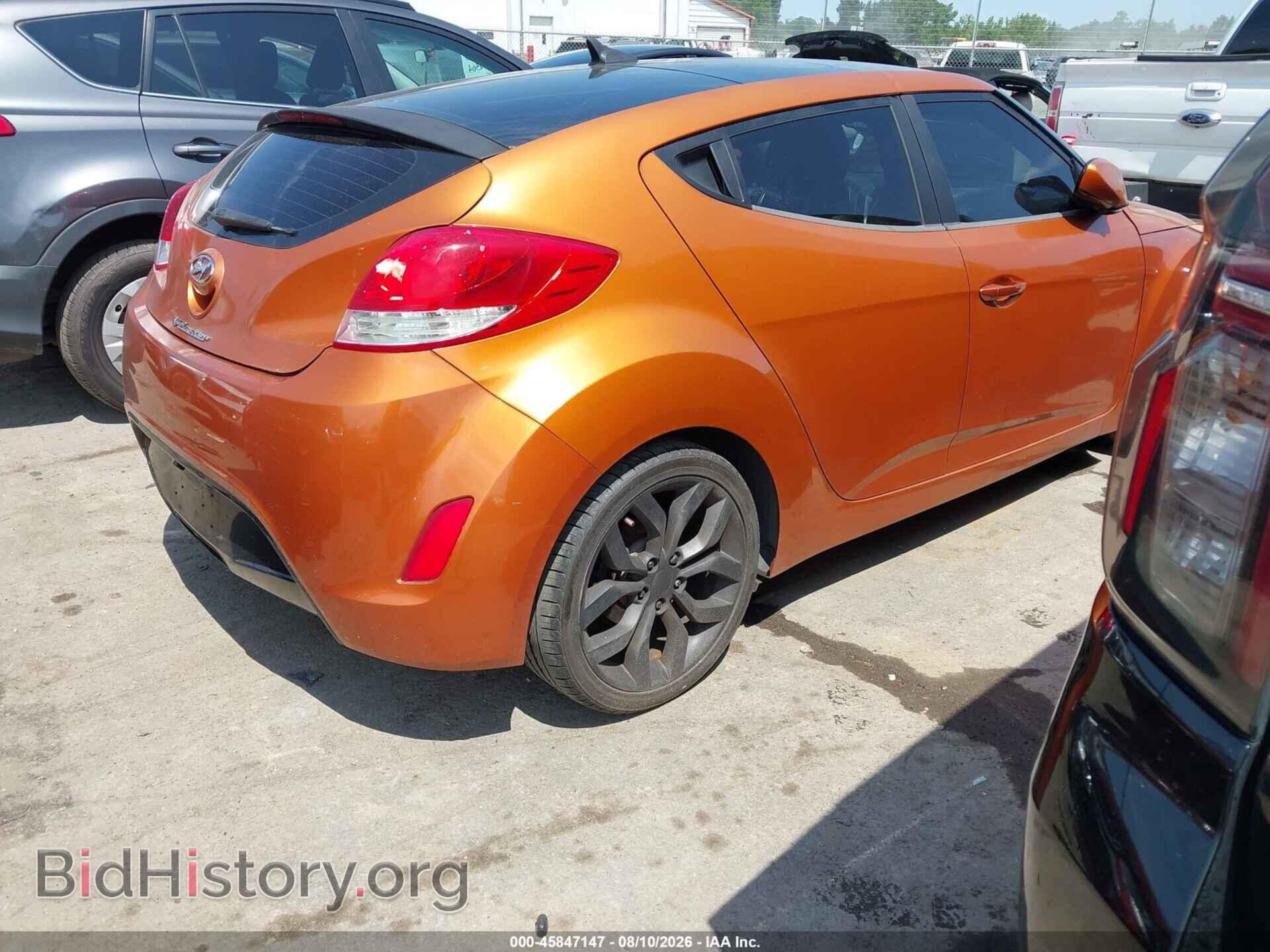 2013 HYUNDAI VELOSTER - VIN: KMHTC6AD2DU093252 - Фото 4